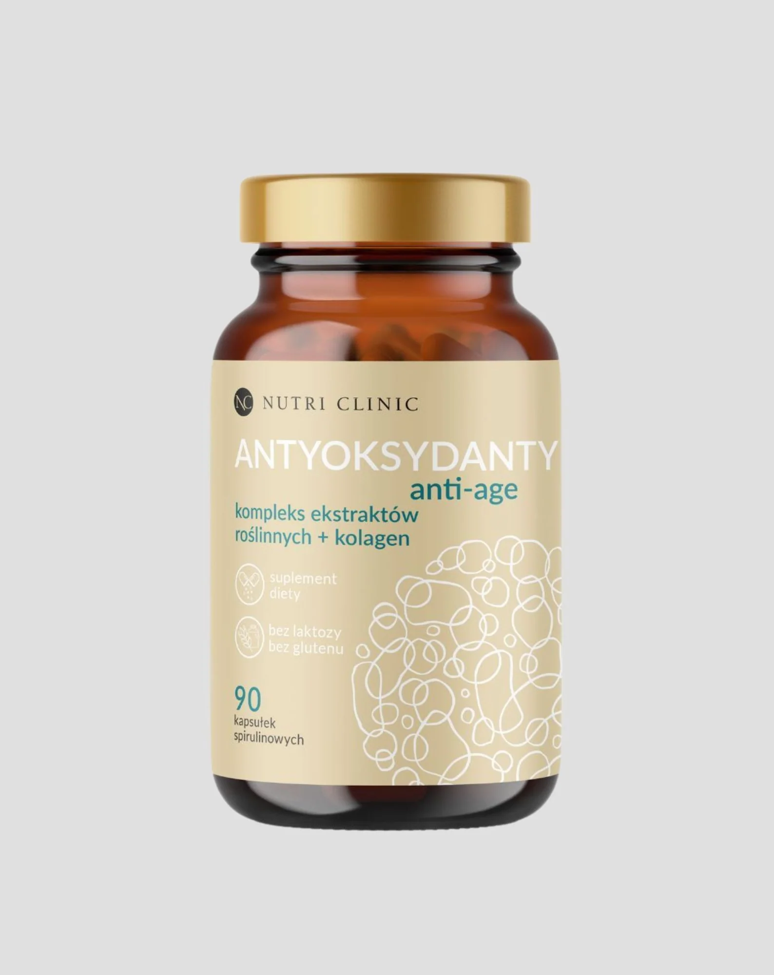 Antyoksydanty kapsułki dla wzmocnienia układu immunologicznego Nutri Clinic 90 kapsułek