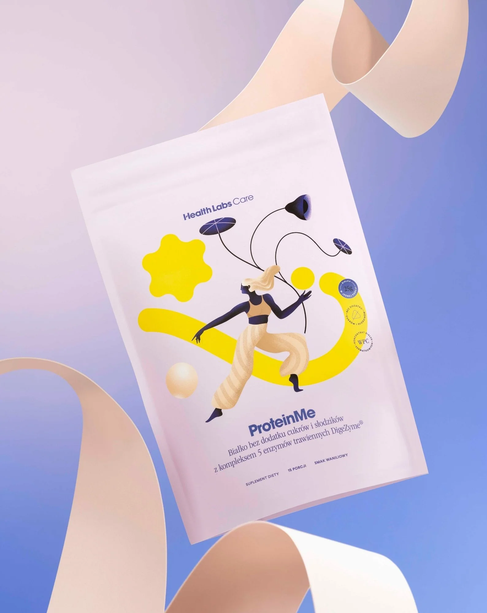 Białko WPC z enzymami trawiennymi o smaku waniliowym ProteinMe Health Labs Care - Image 2
