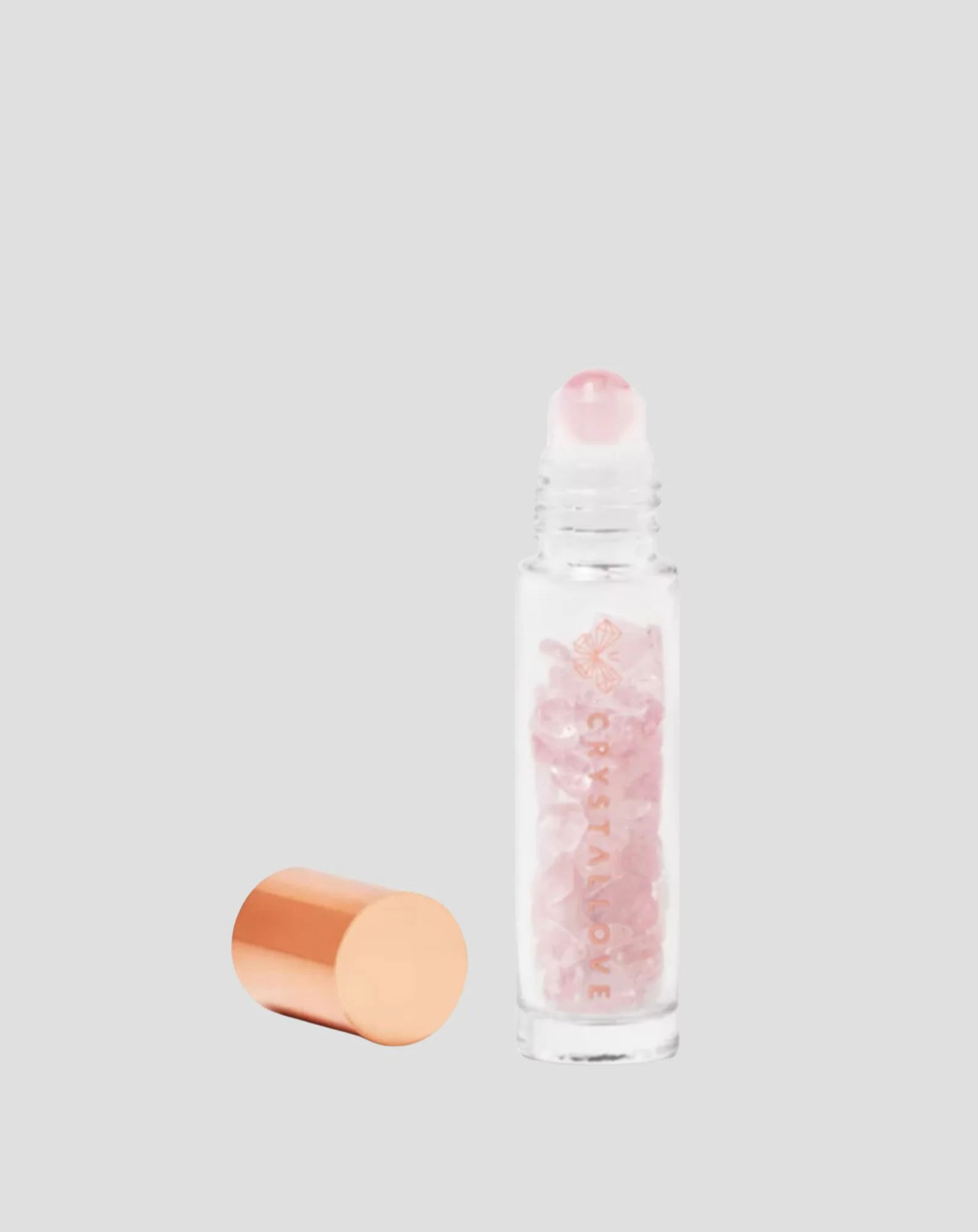 Buteleczka z kryształami na olejek – kwarc różowy Crystallove