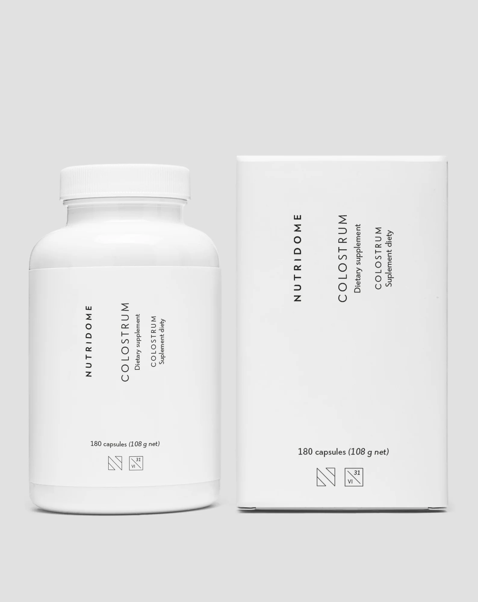 Colostrum 1000 mg/dzień na odporność, siara bydlęca z witaminami i minerałami Nutridome 180 szt. - Image 5