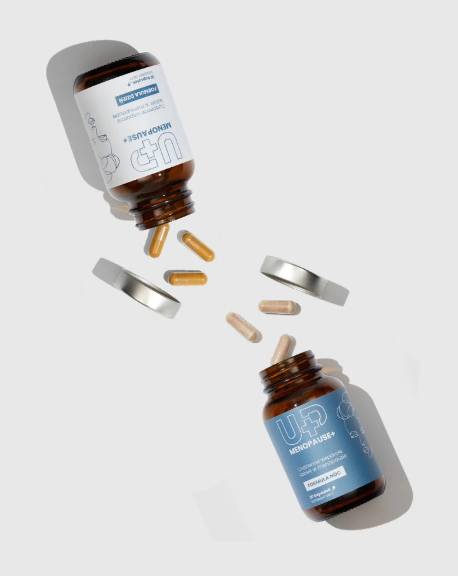 Dwufazowy suplement diety wspierający kobiety w okresie menopauzy UP Menopauza+ UP Health Pharma - Image 2