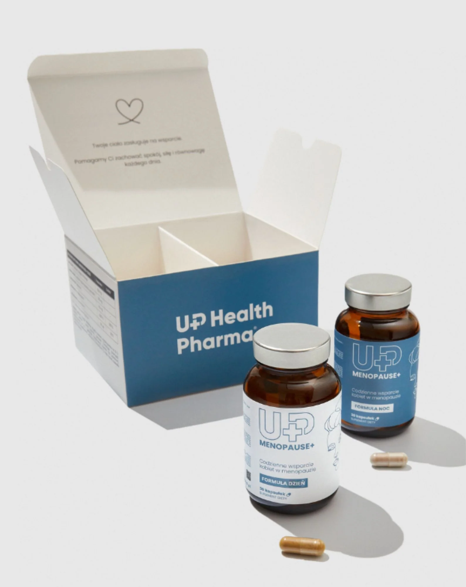 Dwufazowy suplement diety wspierający kobiety w okresie menopauzy UP Menopauza+ UP Health Pharma - Image 3