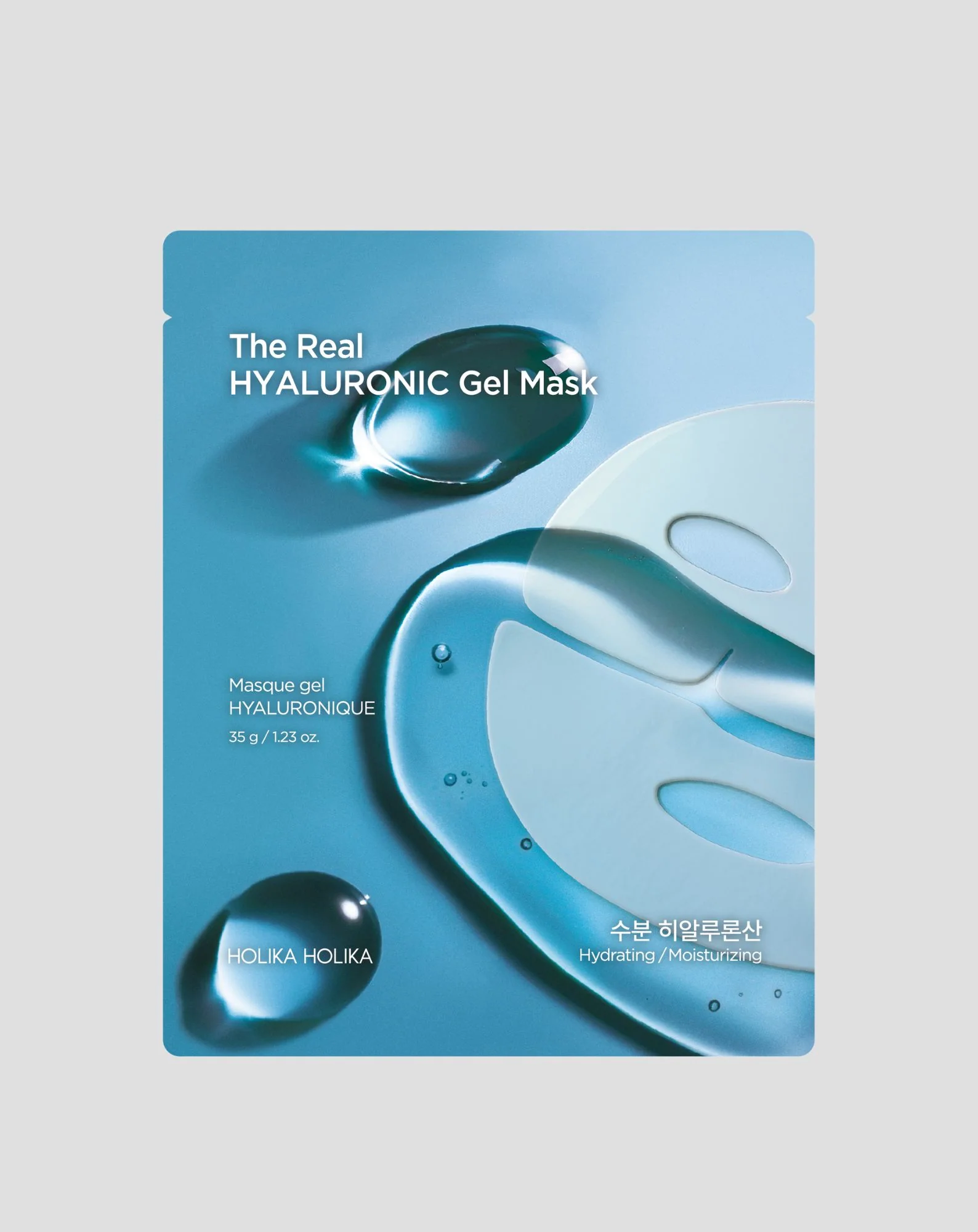 Hydrożelowa maska całonocna dogłębnie nawilżająca The Real Gel Mask Hyaluronic Holika Holika