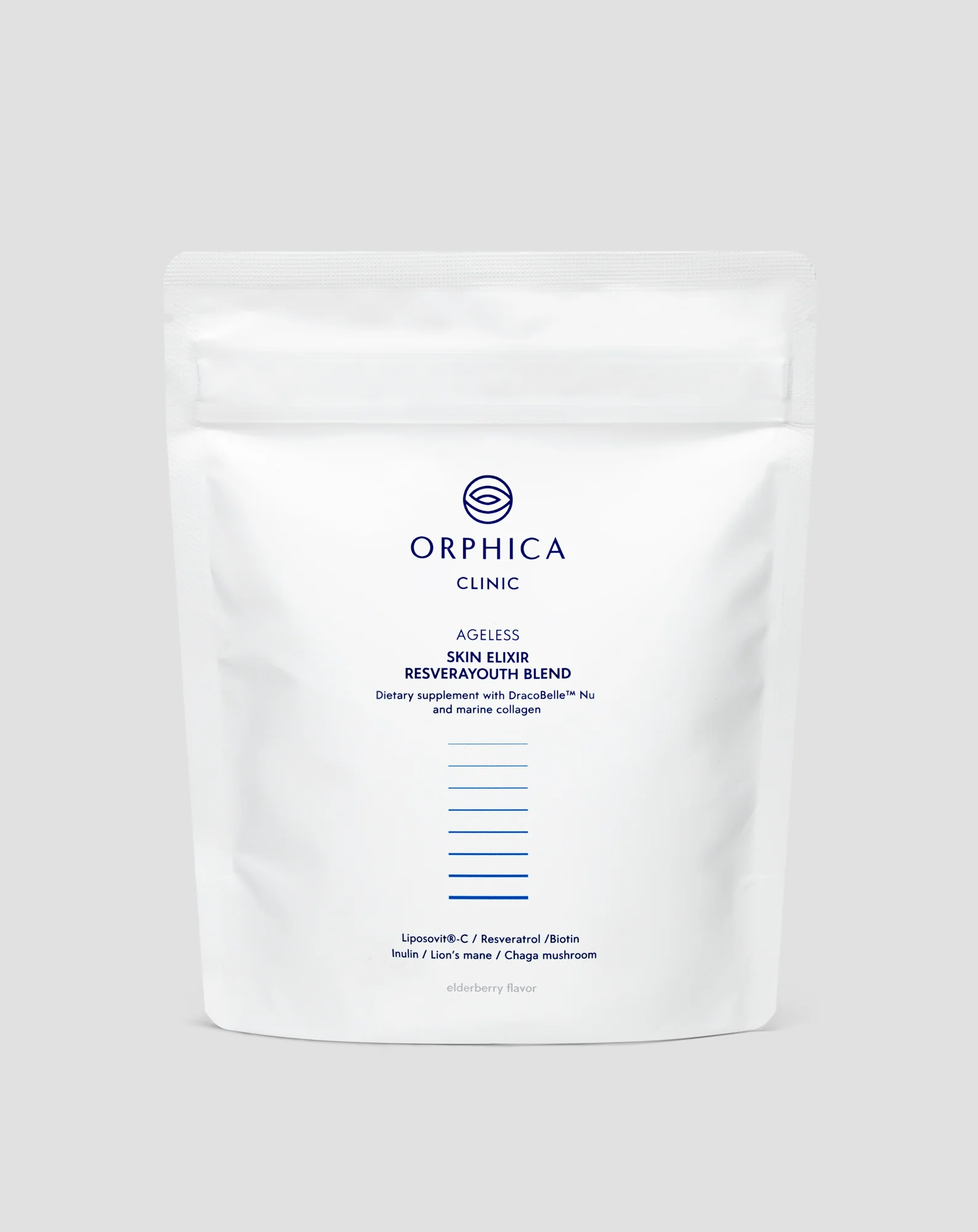 Eliksir anti–aging z kolagenem rybim i kompleksem DracoBelle™ Nu Orphica Clinic Ageless