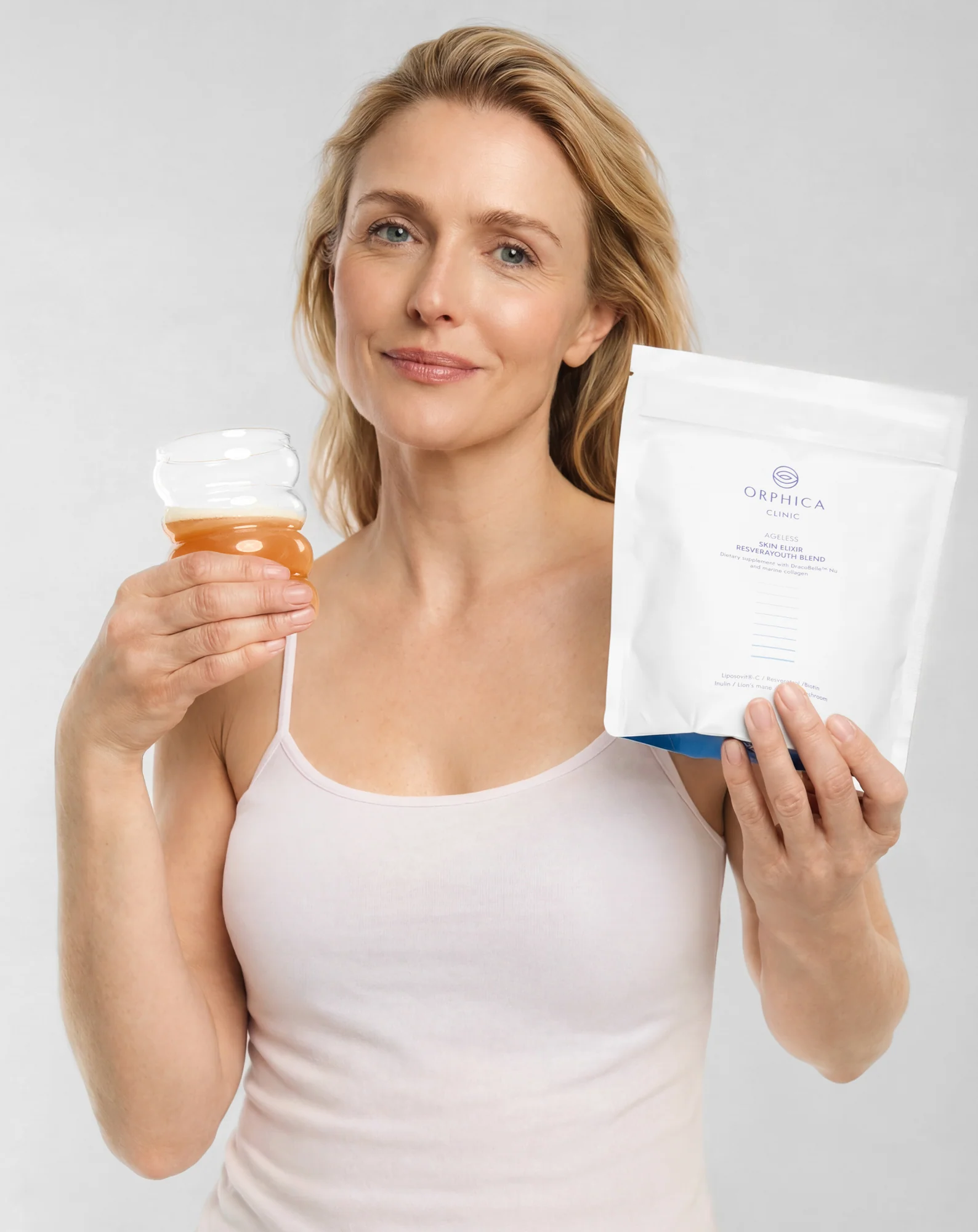 Eliksir anti–aging z kolagenem rybim i kompleksem DracoBelle™ Nu Orphica Clinic Ageless - Image 3