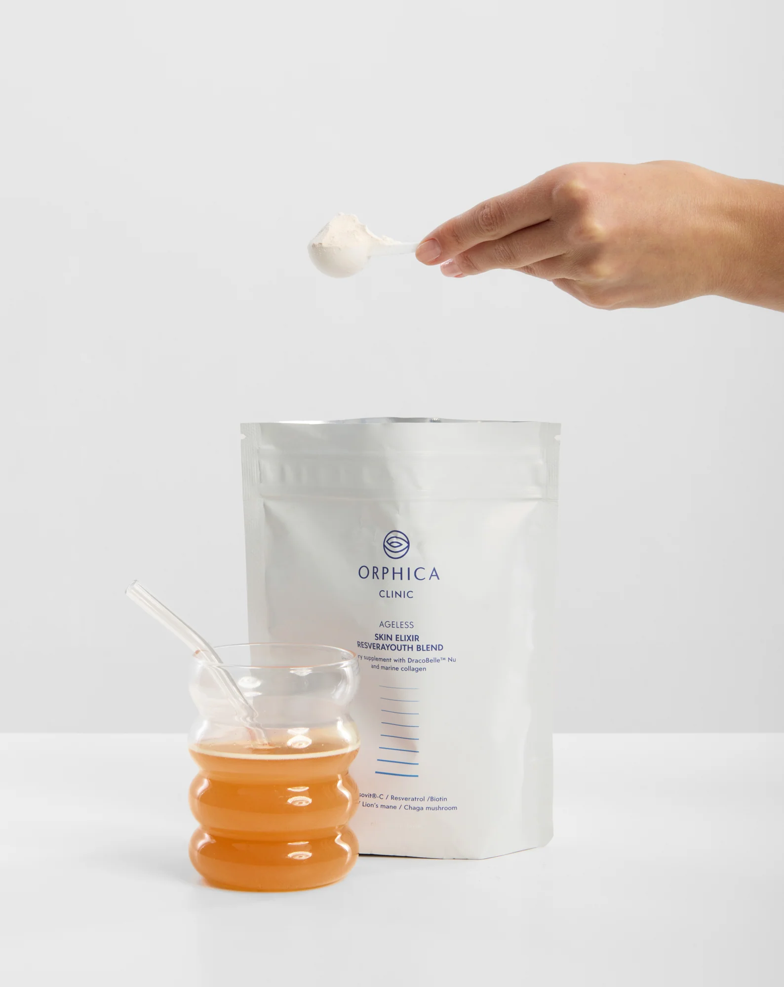 Eliksir anti–aging z kolagenem rybim i kompleksem DracoBelle™ Nu Orphica Clinic Ageless - Image 9