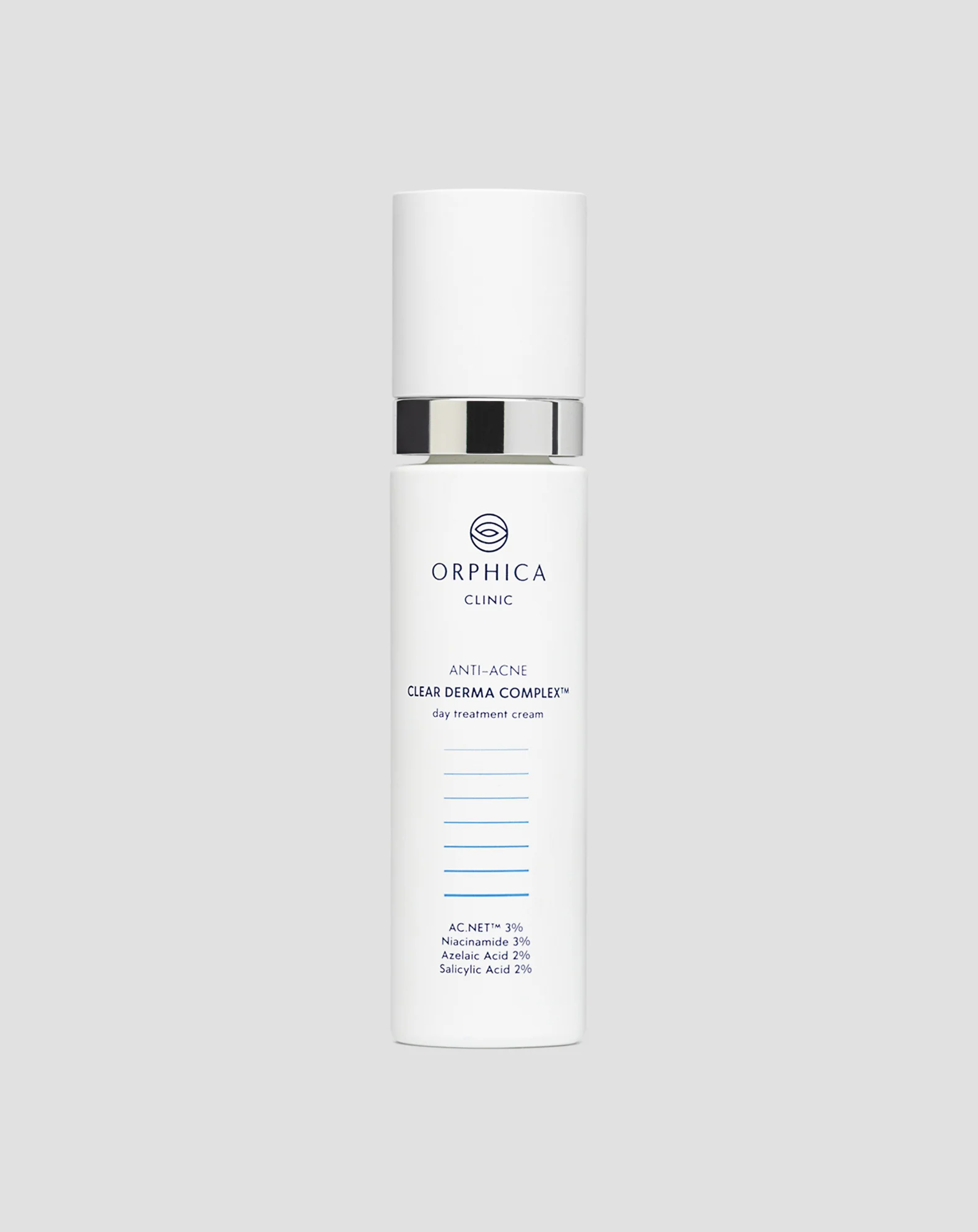 Przeciwtrądzikowy krem na dzień z kwasem salicylowym i azelainowym na niedoskonałości Anti-Acne Orphica Clinic 50 ml