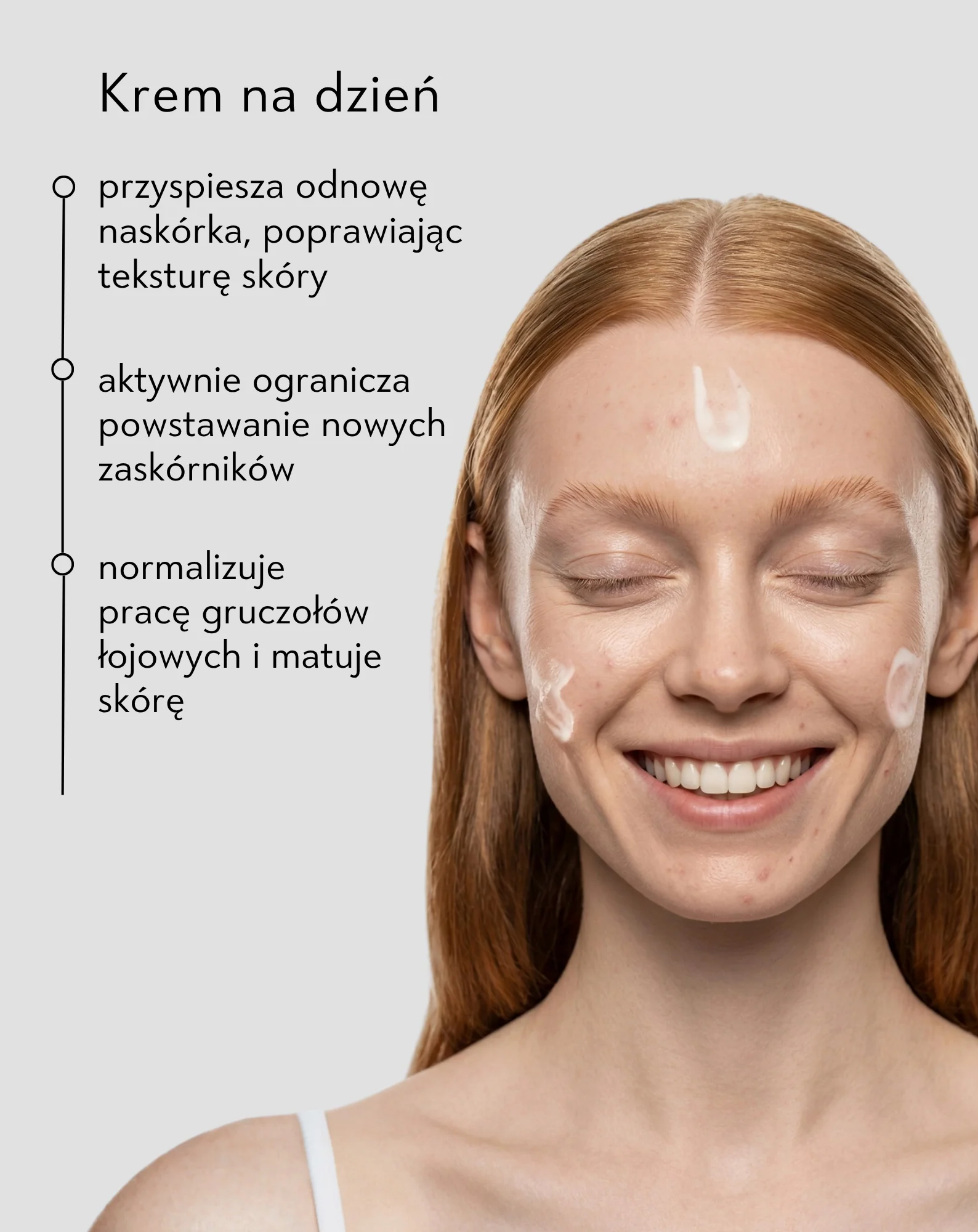 Przeciwtrądzikowy krem na dzień z kwasem salicylowym i azelainowym na niedoskonałości Anti-Acne Orphica Clinic 50 ml - Image 2