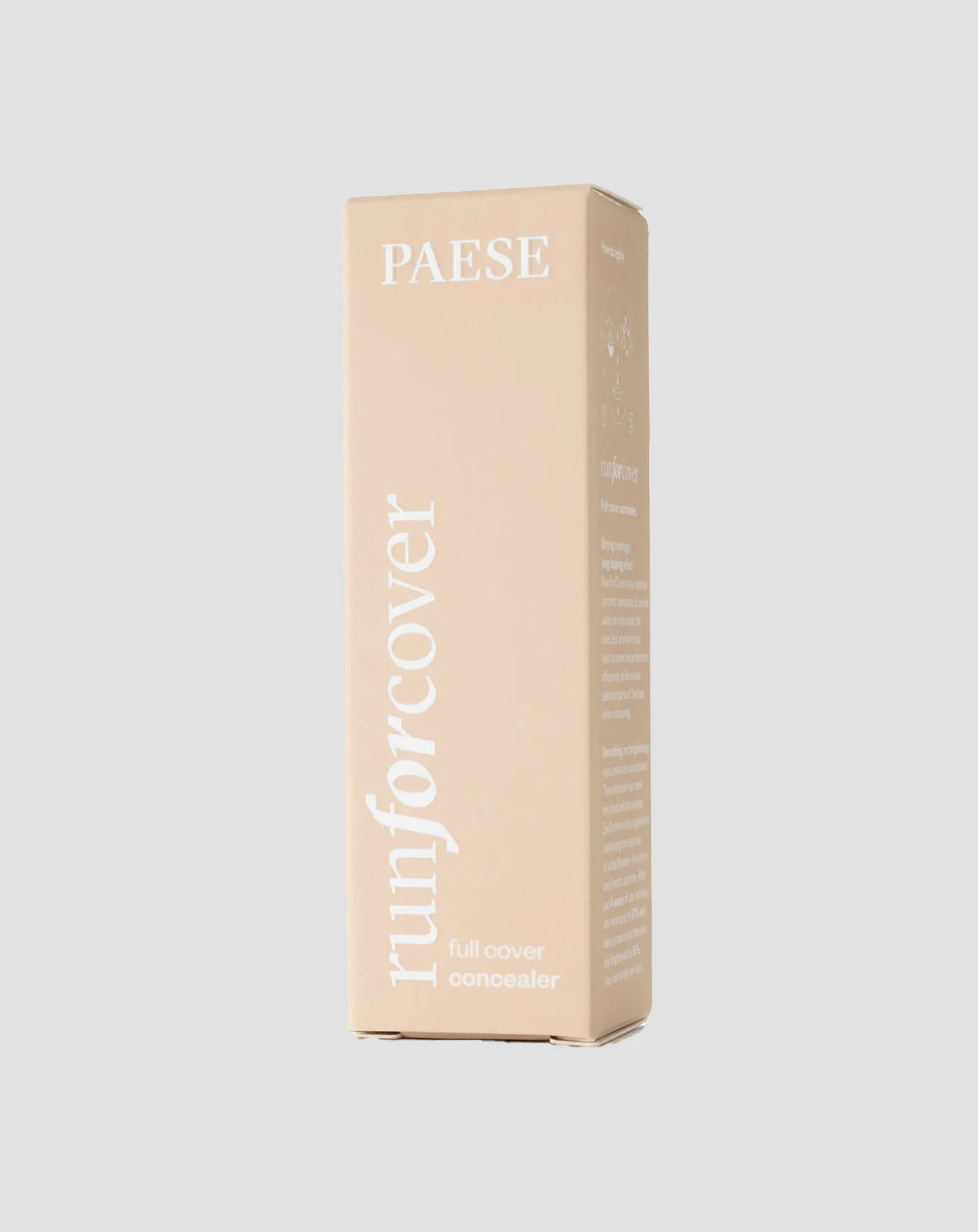 Kryjący korektor pod oczy niwelujący drobne zmarszczki 30 Beige run for cover Paese - Image 4