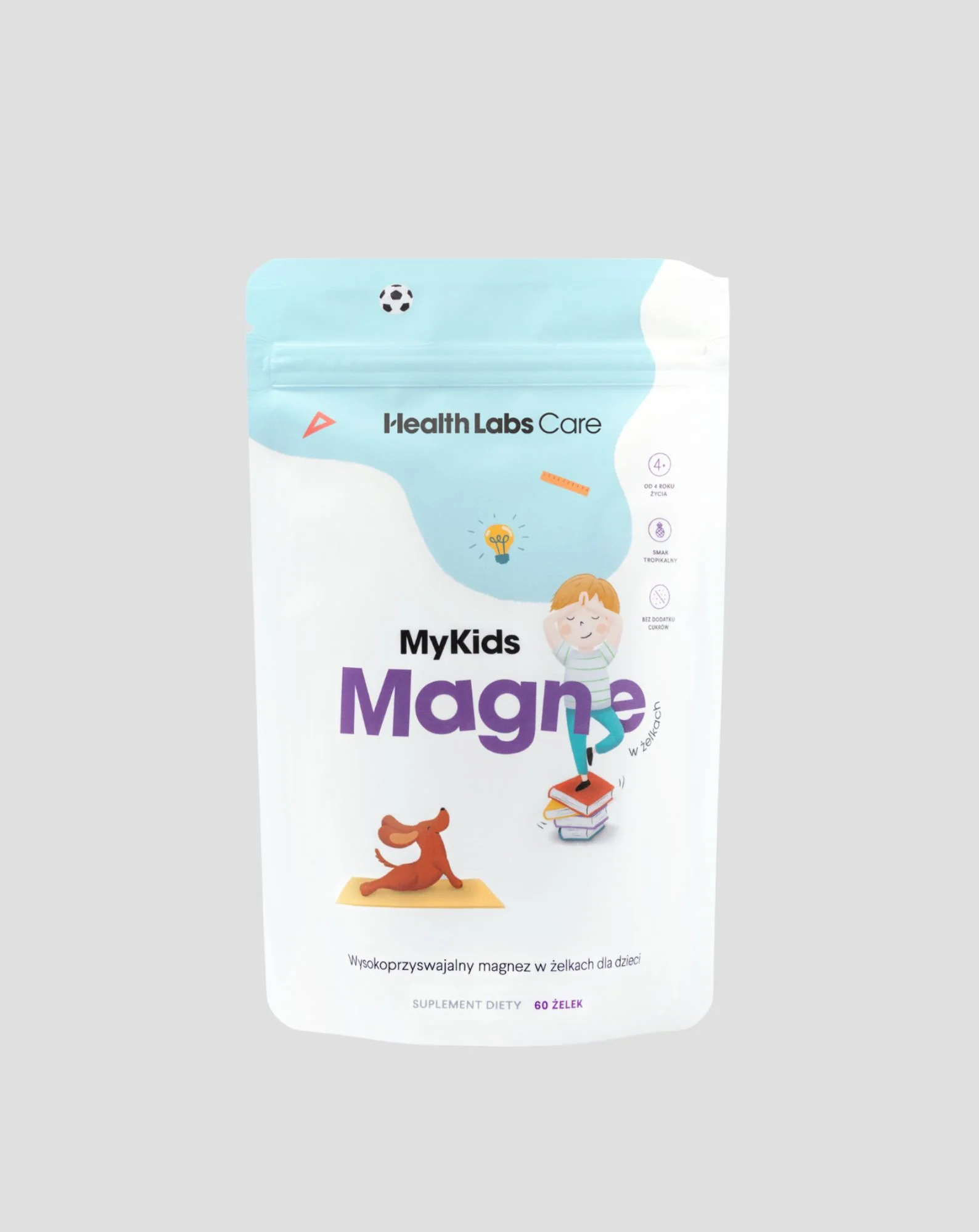 Magnez dla dzieci w żelkach MyKids Magne Health Labs Care 60 szt