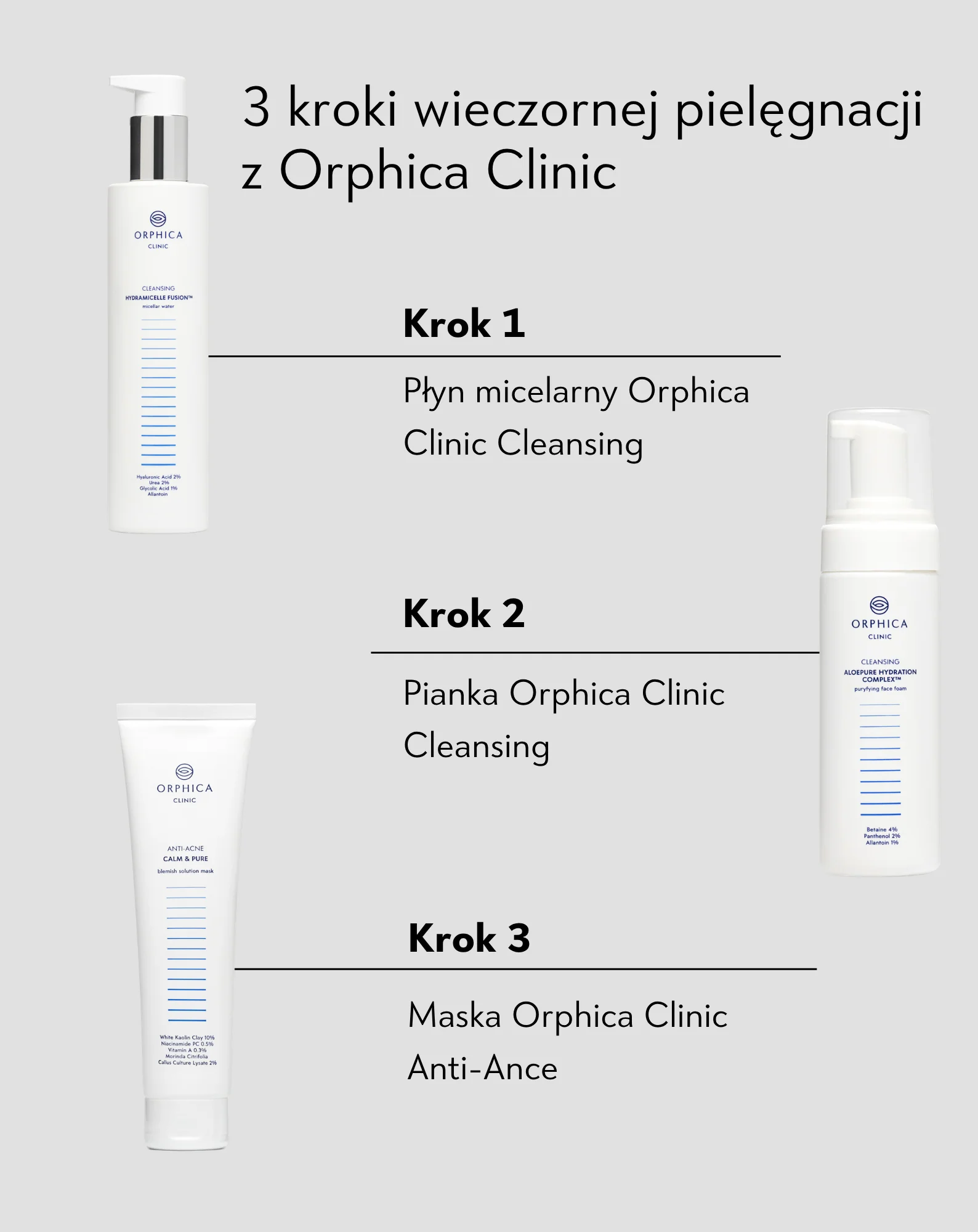 Maska oczyszczająco-regenerująca do cery trądzikowej z białą glinką Anti-Acne Orphica Clinic 100 ml - Image 4