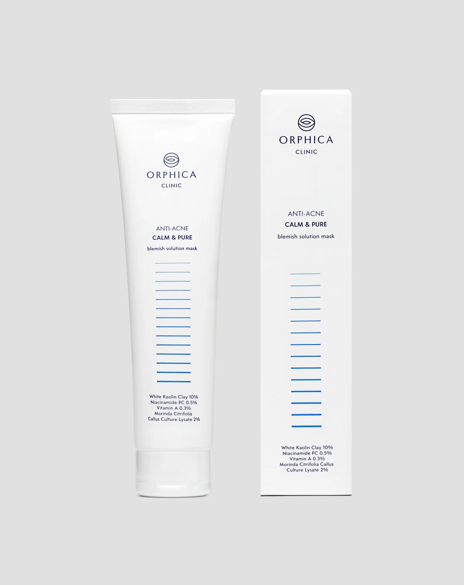 Maska oczyszczająco-regenerująca do cery trądzikowej z białą glinką Anti-Acne Orphica Clinic 100 ml - Image 6