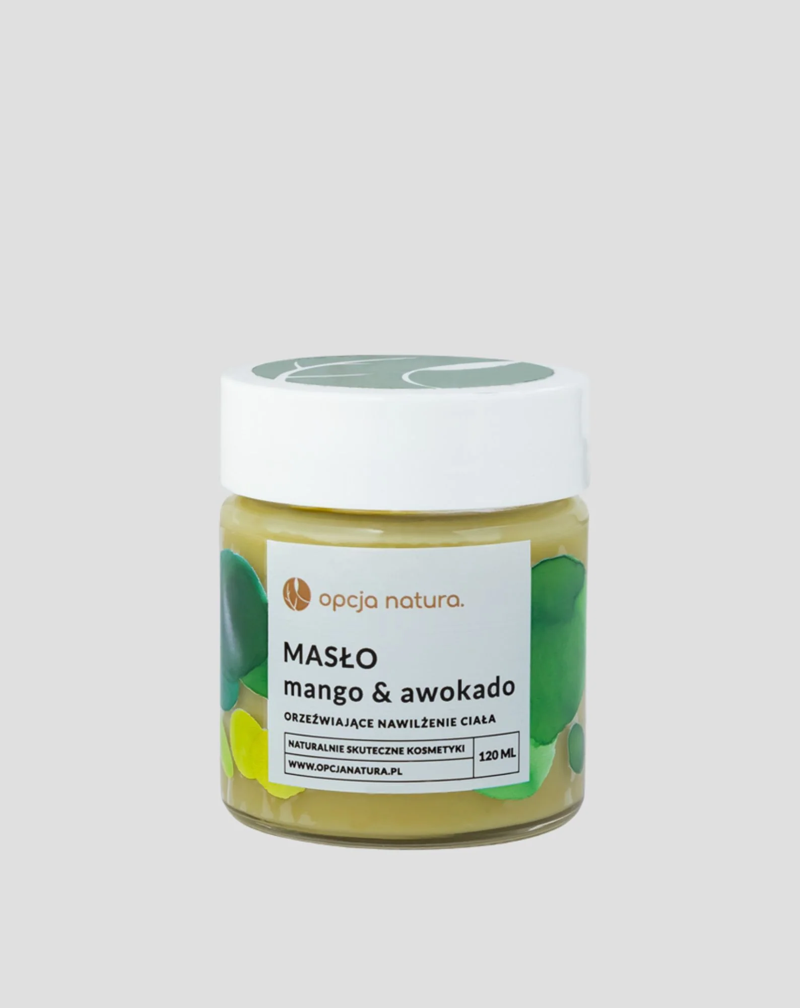 Masło do ciała do skóry suchej, zniszczonej i opalonej Mango & Awokado Opcja Natura