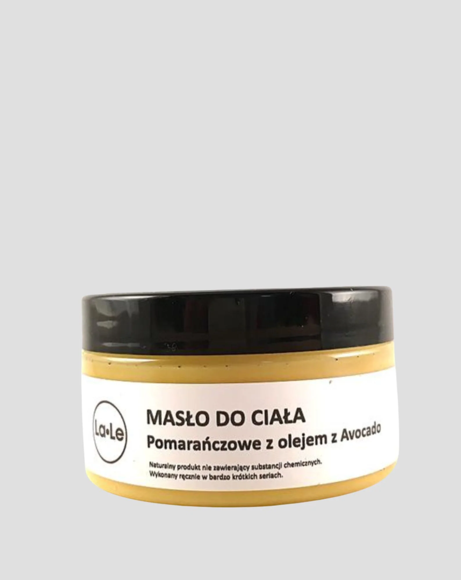 Masło do ciała pomarańczowe z olejem z avocado na rozstępy i cellulit La-Le