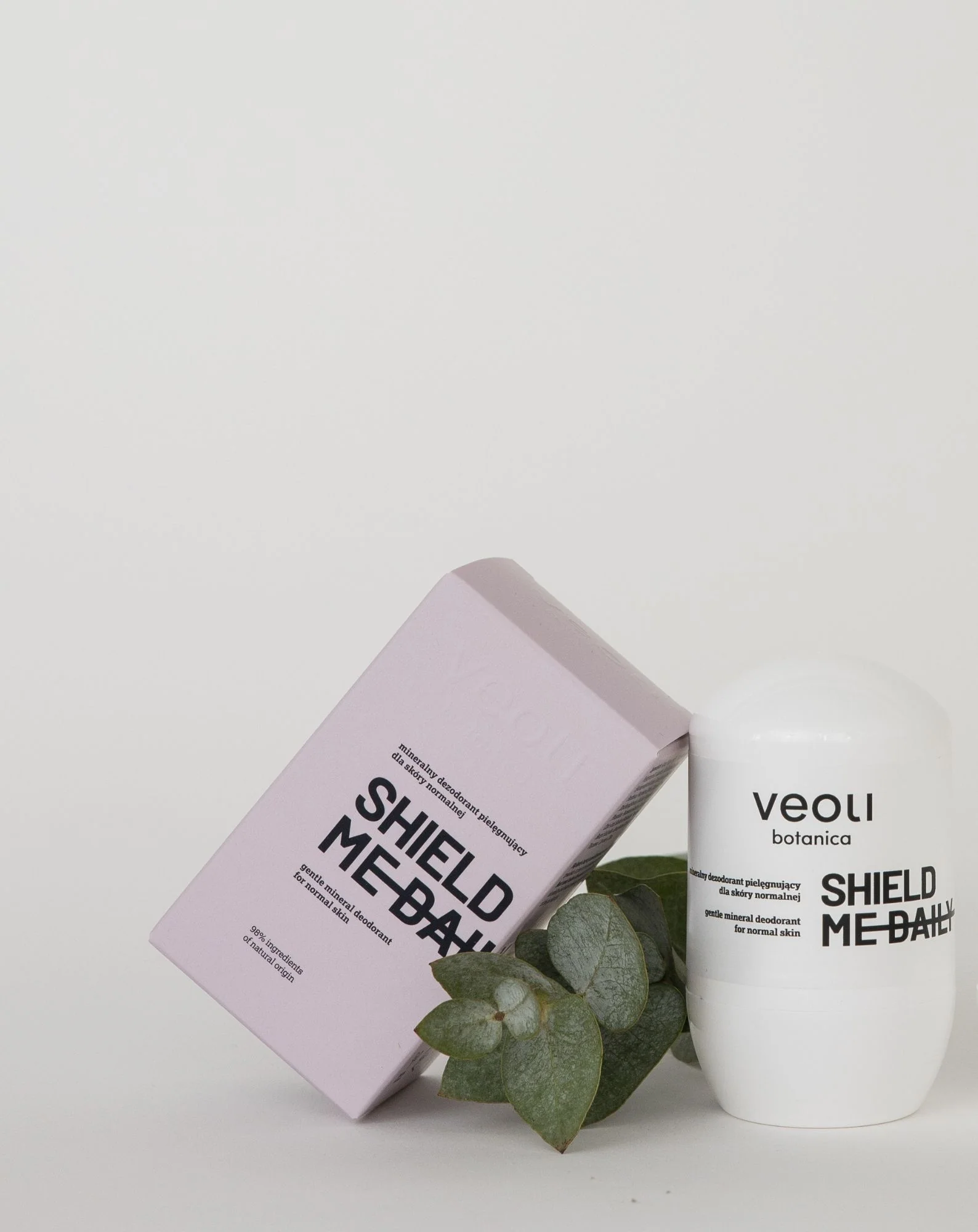 Mineralny dezodorant pielęgnujący do skóry normalnej Shield me daily Veoli Botanica - Image 2