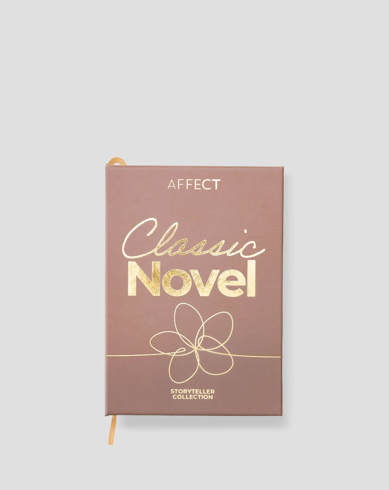 Mini paleta cieni do oczu w ciepłej tonacji beżów, brązów i złocistych błysków Classic Novel Affect