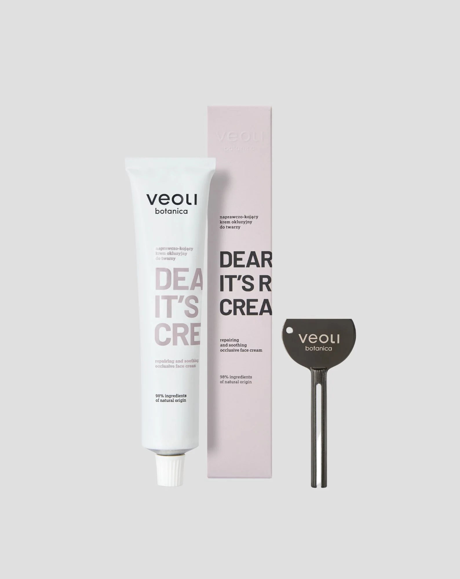 Naprawczo-kojący krem okluzyjny Dear skin, it’s rich cream do twarzy Veoli Botanica - Image 2