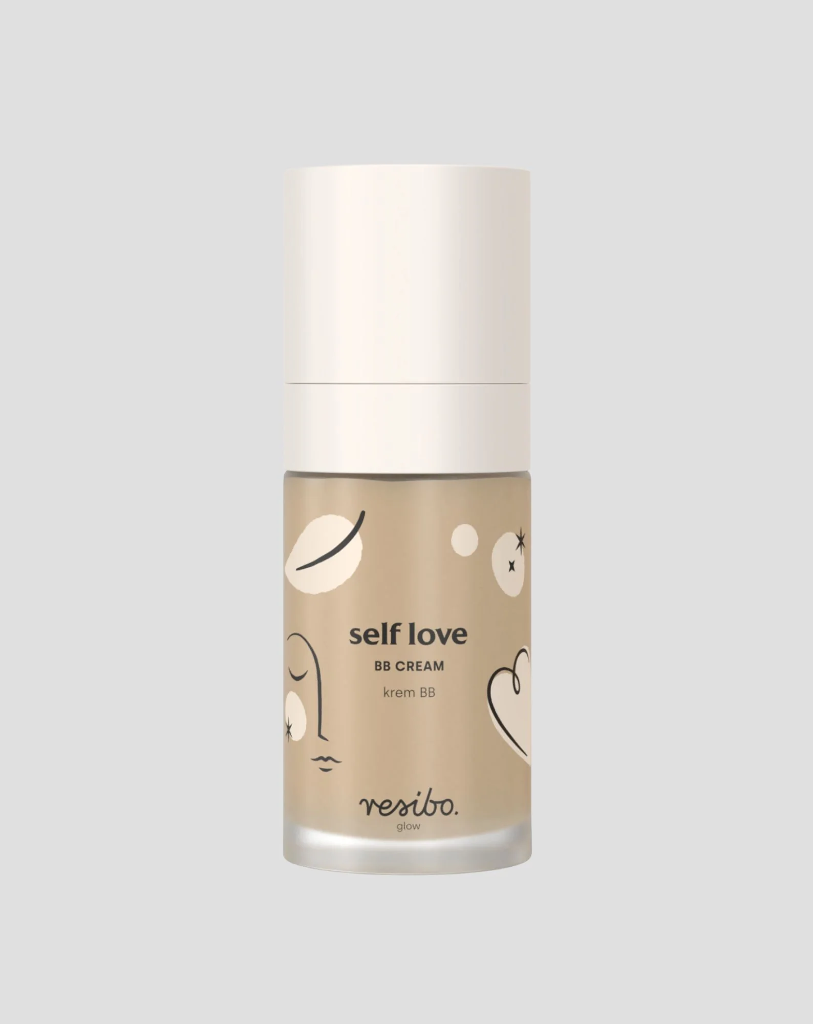 Naturalny i ekologiczny krem BB Self Love do twarzy w odcieniu Natural Beige 30 ml Resibo