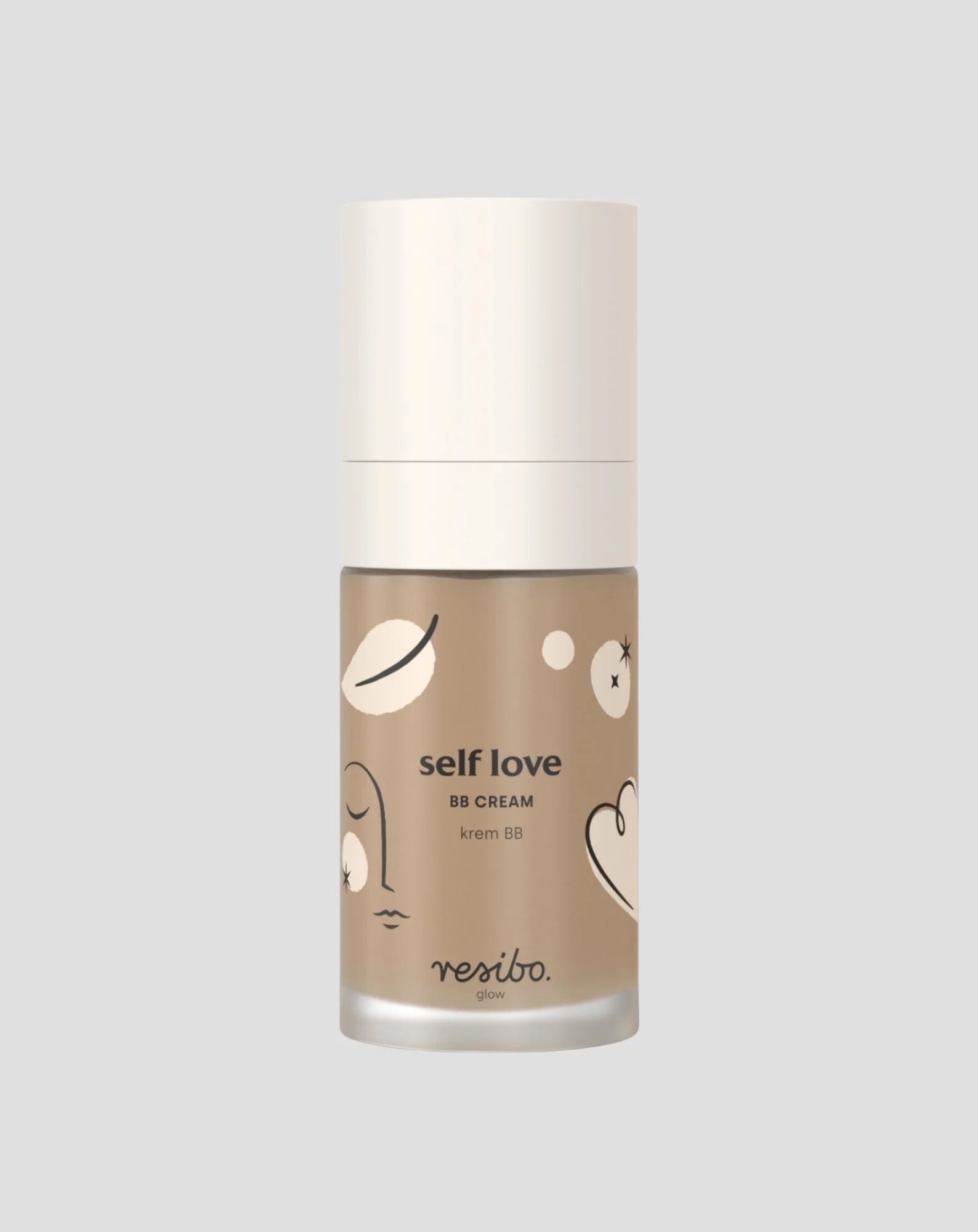 Naturalny i ekologiczny krem BB Self Love do twarzy w odcieniu Sunny Beige 30 ml Resibo