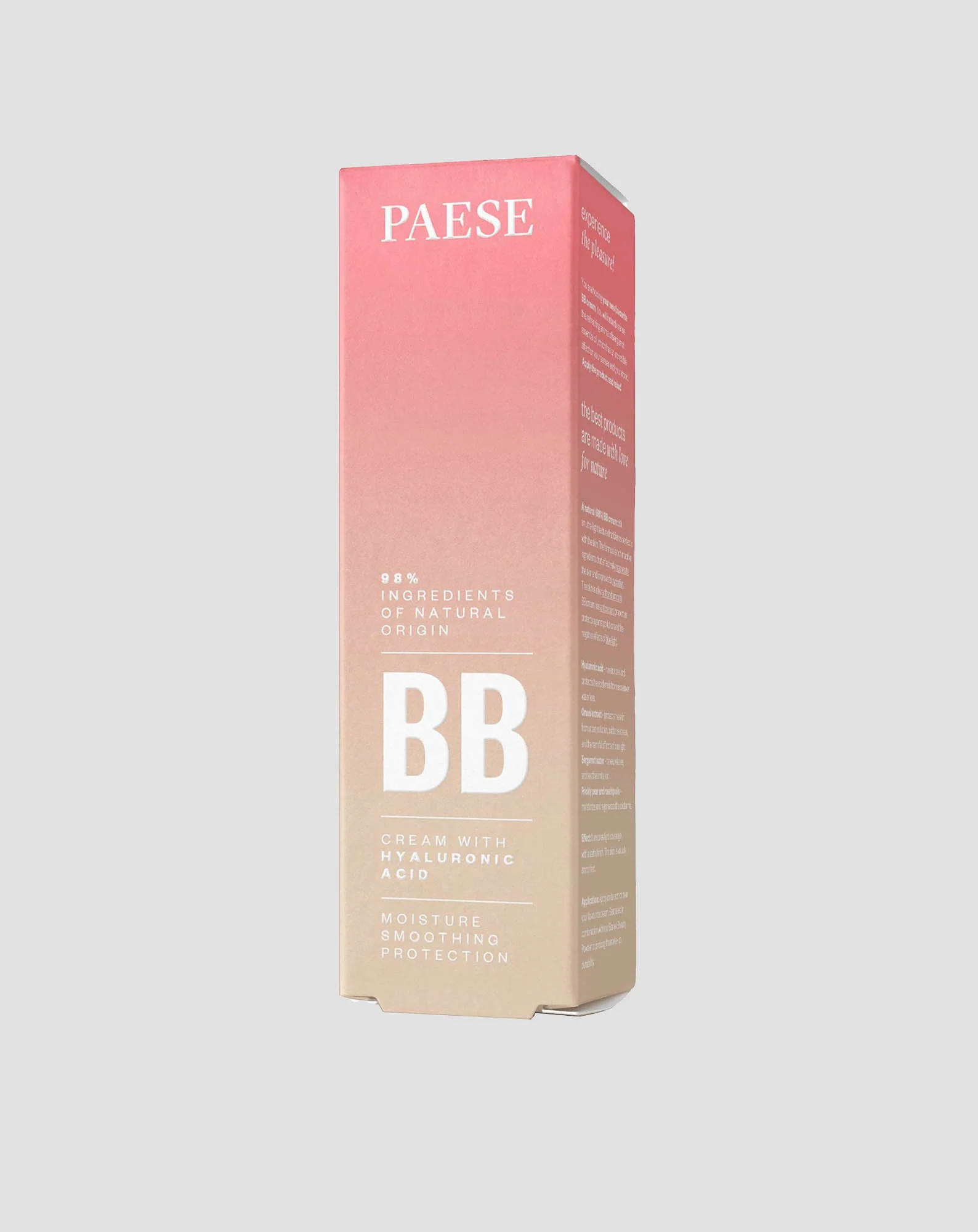 Naturalny krem koloryzujący BB z kwasem hialuronowym 02 beige Paese - Image 5