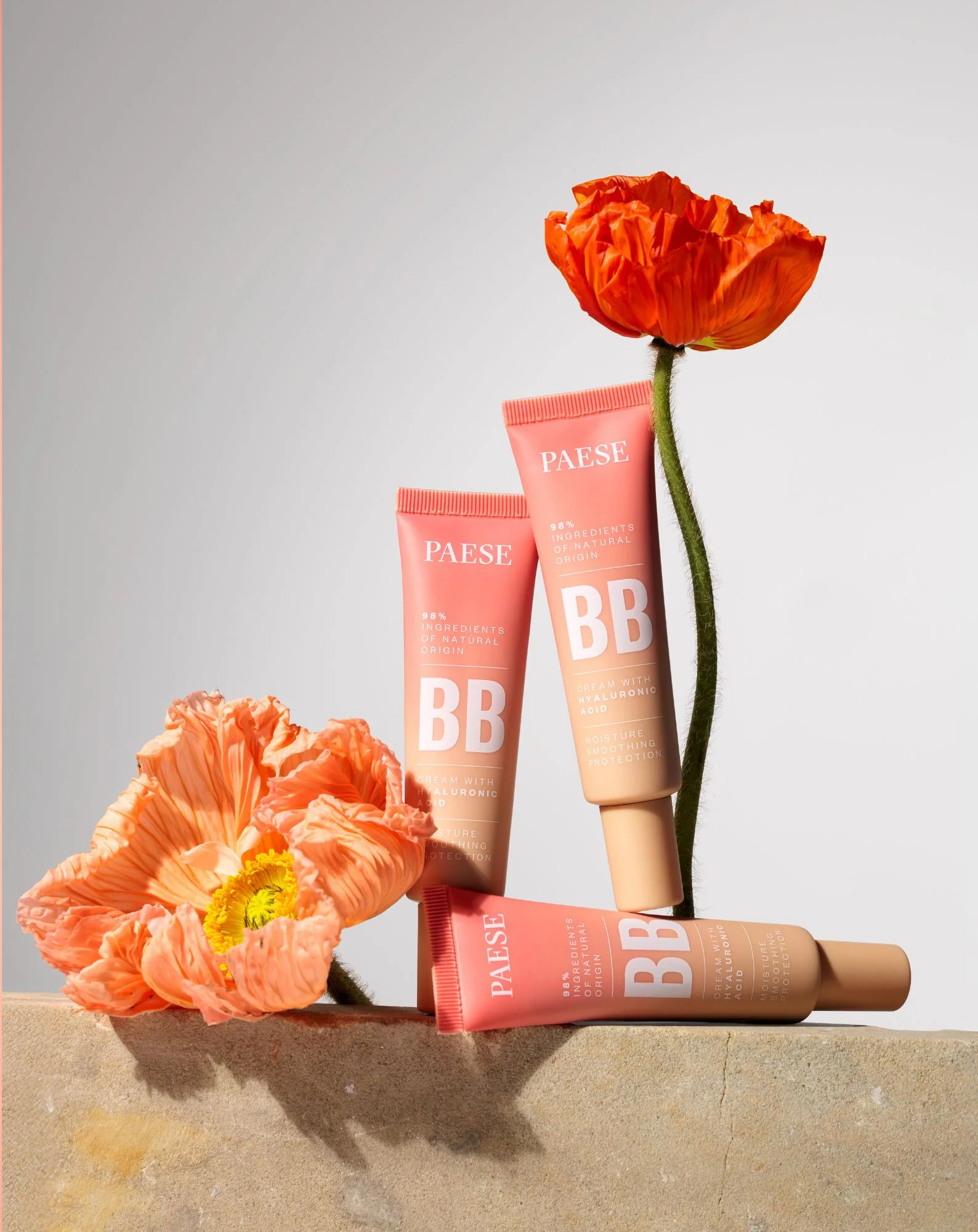 Naturalny krem koloryzujący BB z kwasem hialuronowym 02 beige Paese - Image 3