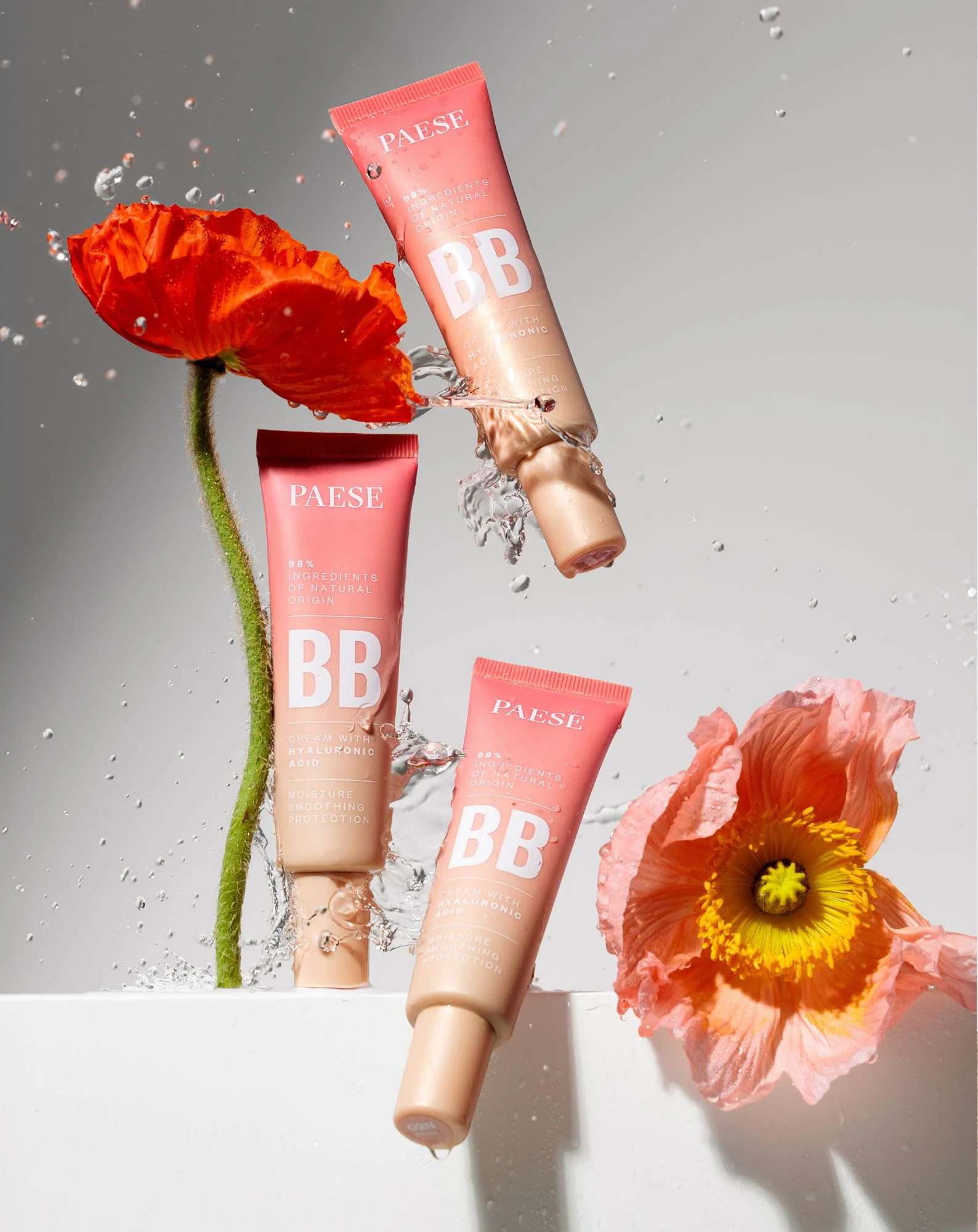 Naturalny krem koloryzujący BB z kwasem hialuronowym 02 beige Paese - Image 4