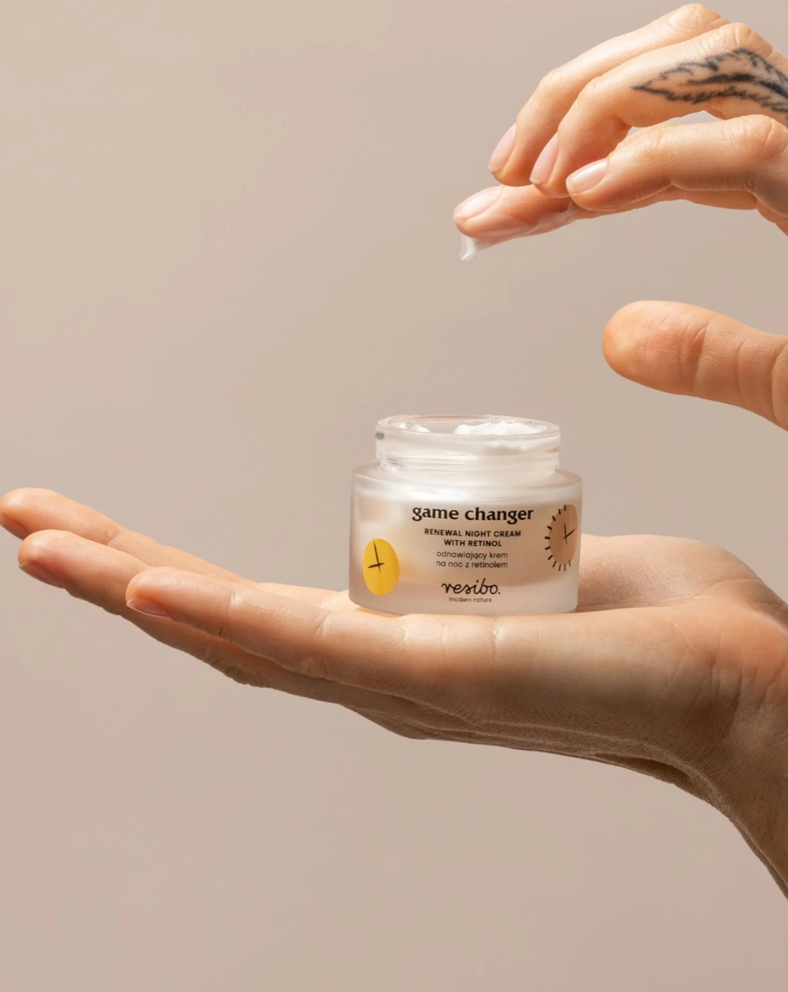 Naturalny krem z retinolem Game Changer do twarzy 30 ml Resibo - Image 2