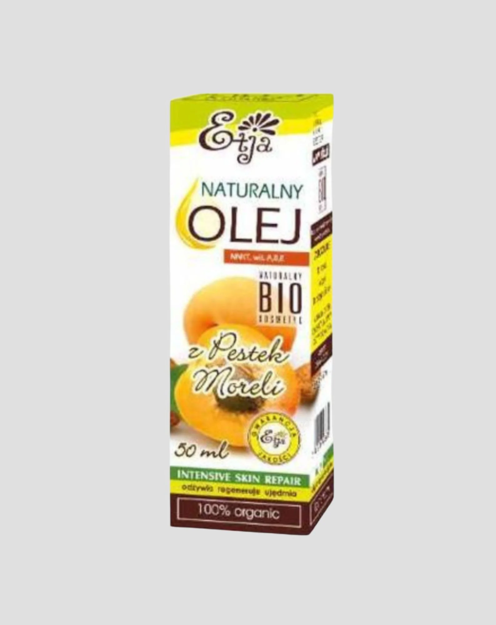 Naturalny olej z pestek moreli o bardzo lekkiej konsystencji Etja
