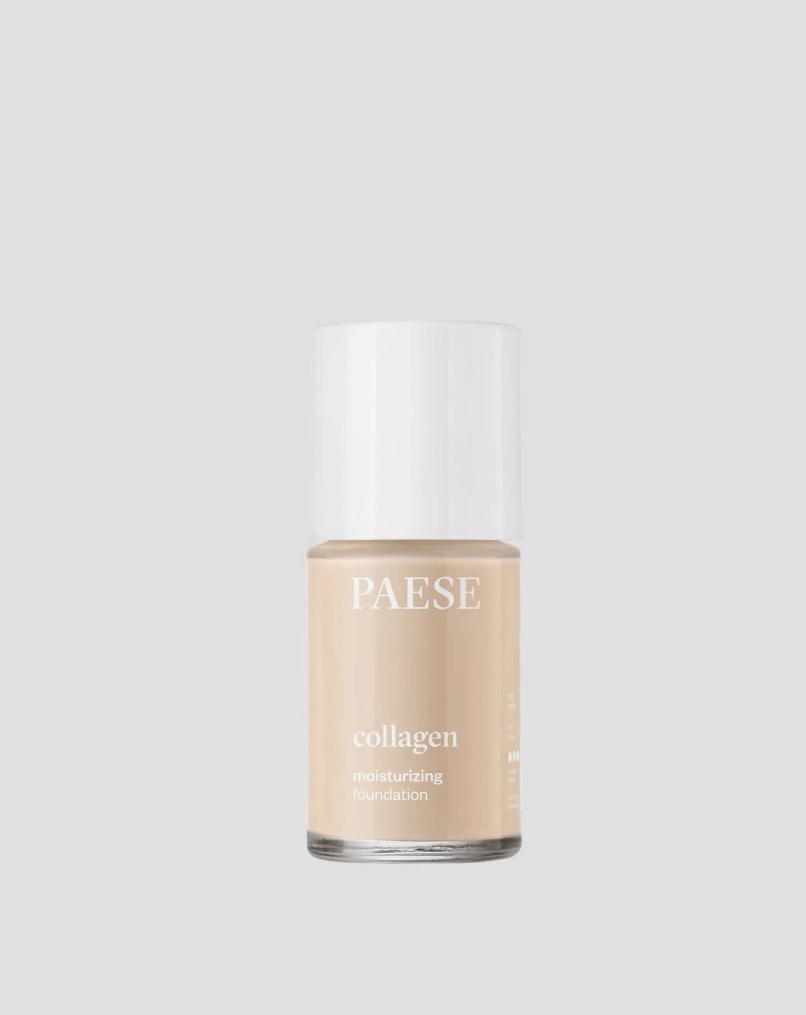 Nawilżający Podkład kolagenowy kolor Light Beige 301N Paese