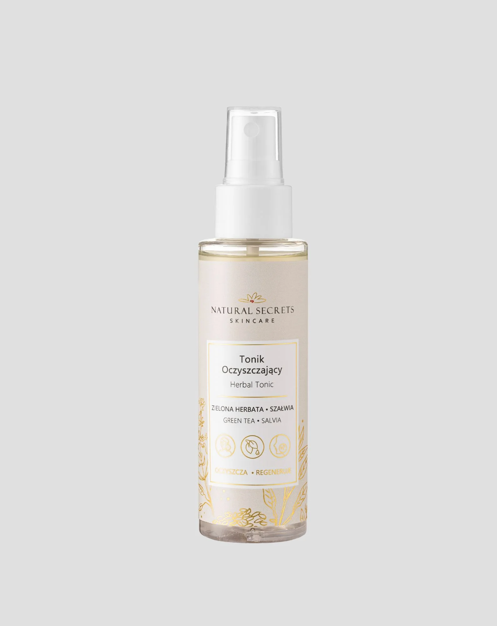Oczyszczający tonik o działaniu przeciwzapalnym i łagodzącym Natural Secrets