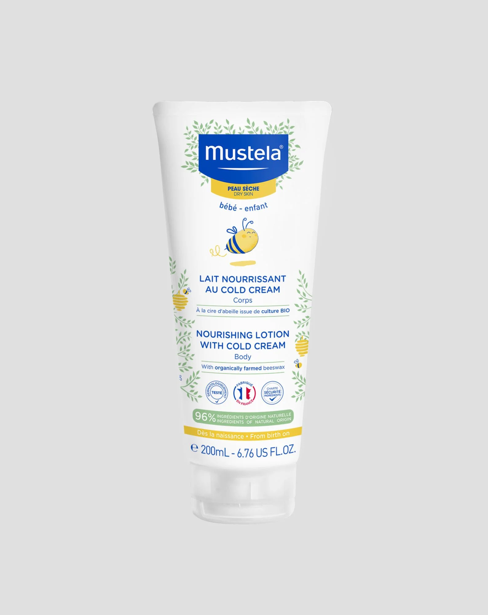Odżywcze mleczko do ciała z Cold Cream i witaminą E Mustela