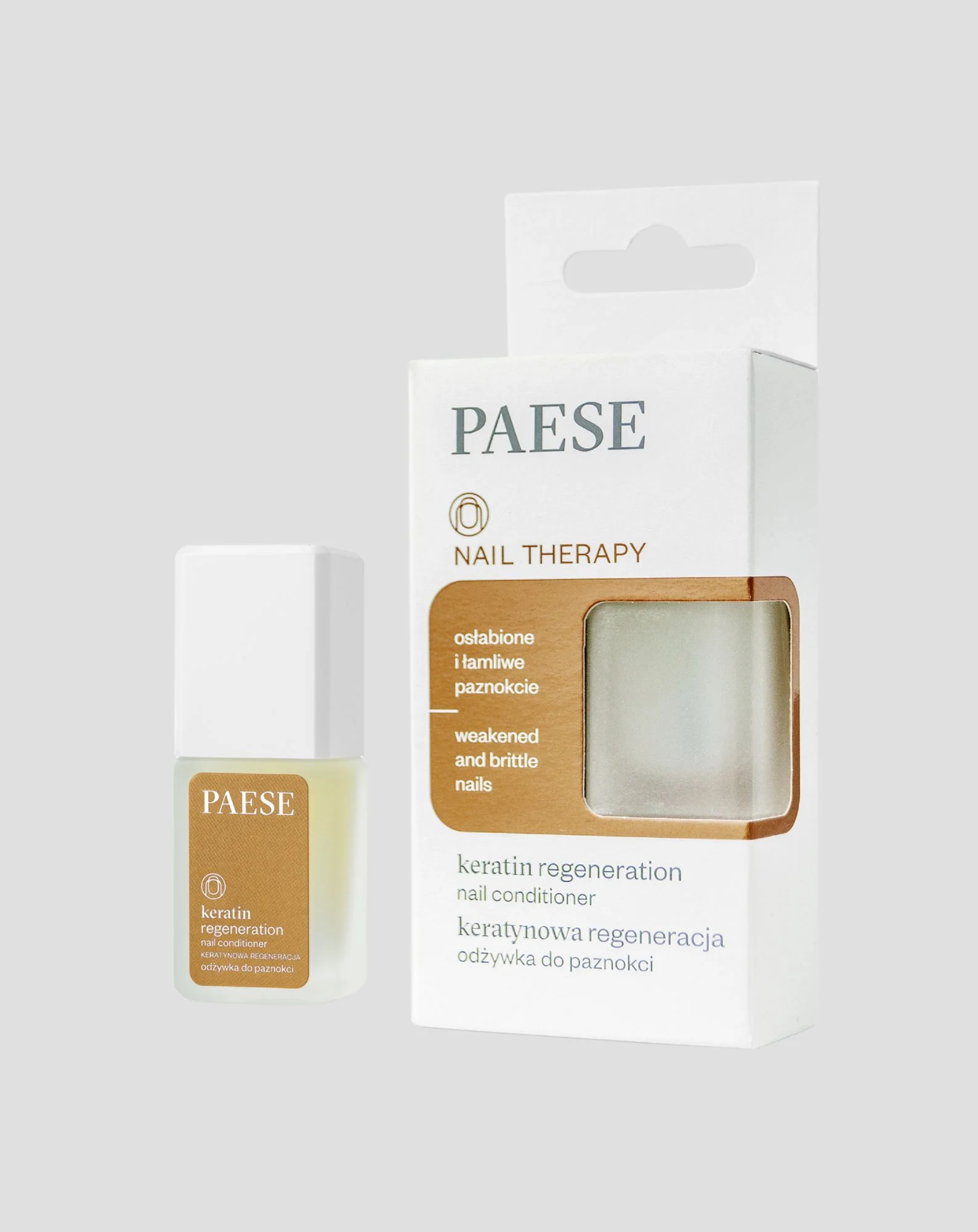 Odżywka do paznokci keratynowa regeneracja keratin regen Paese - Image 2