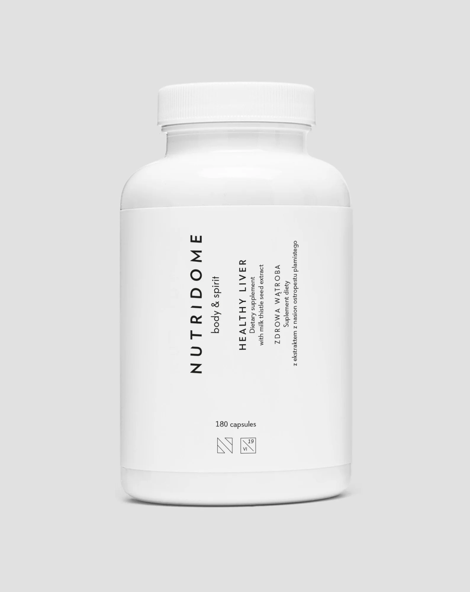 Ostropest plamisty tabletki Zdrowa wątroba Nutridome 180 kapsułek