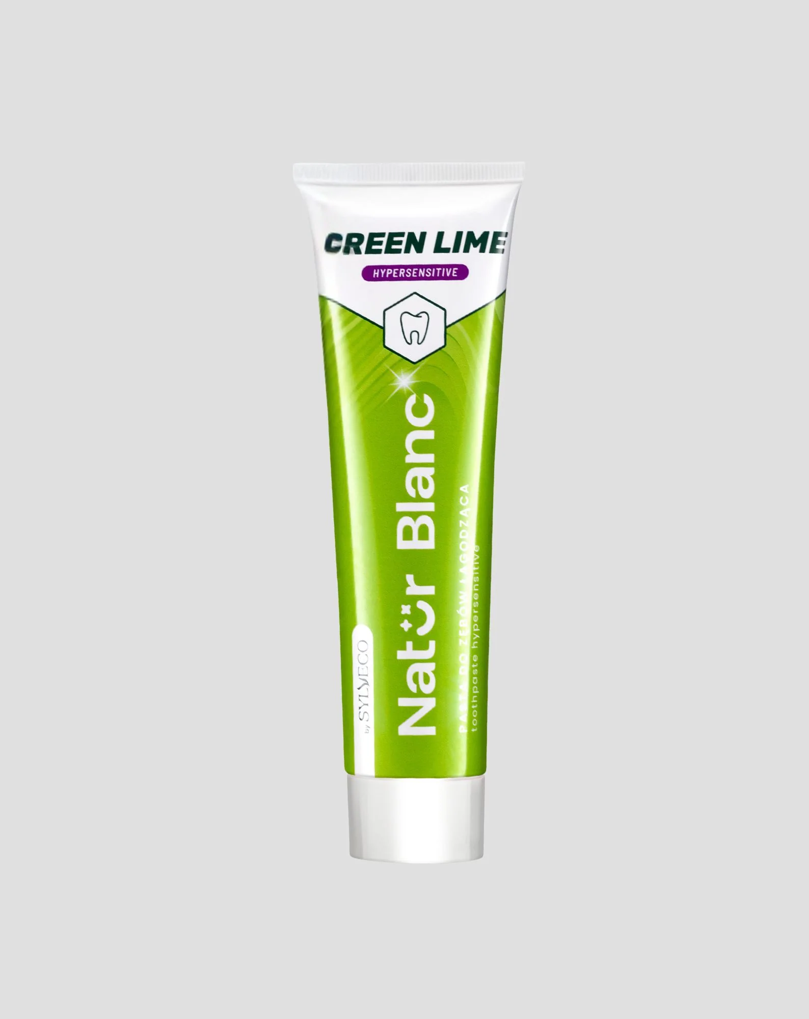 Pasta do zębów łagodząca nadwrażliwość zębów bez fluoru Green Lime Natur Blanc
