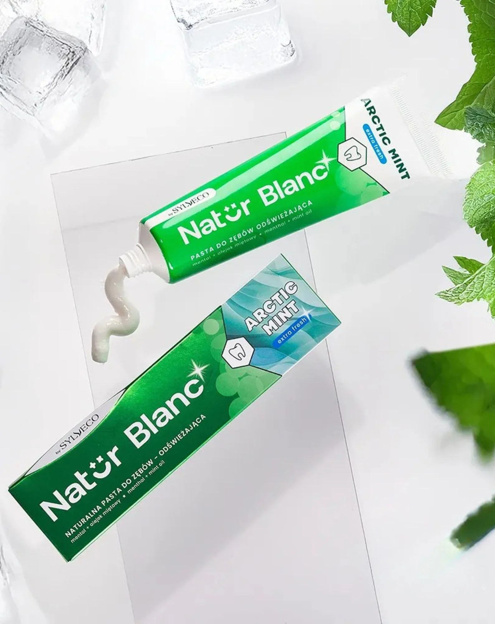 Pasta do zębów odświeżająca Arctic Mint Natur Blanc - Image 2