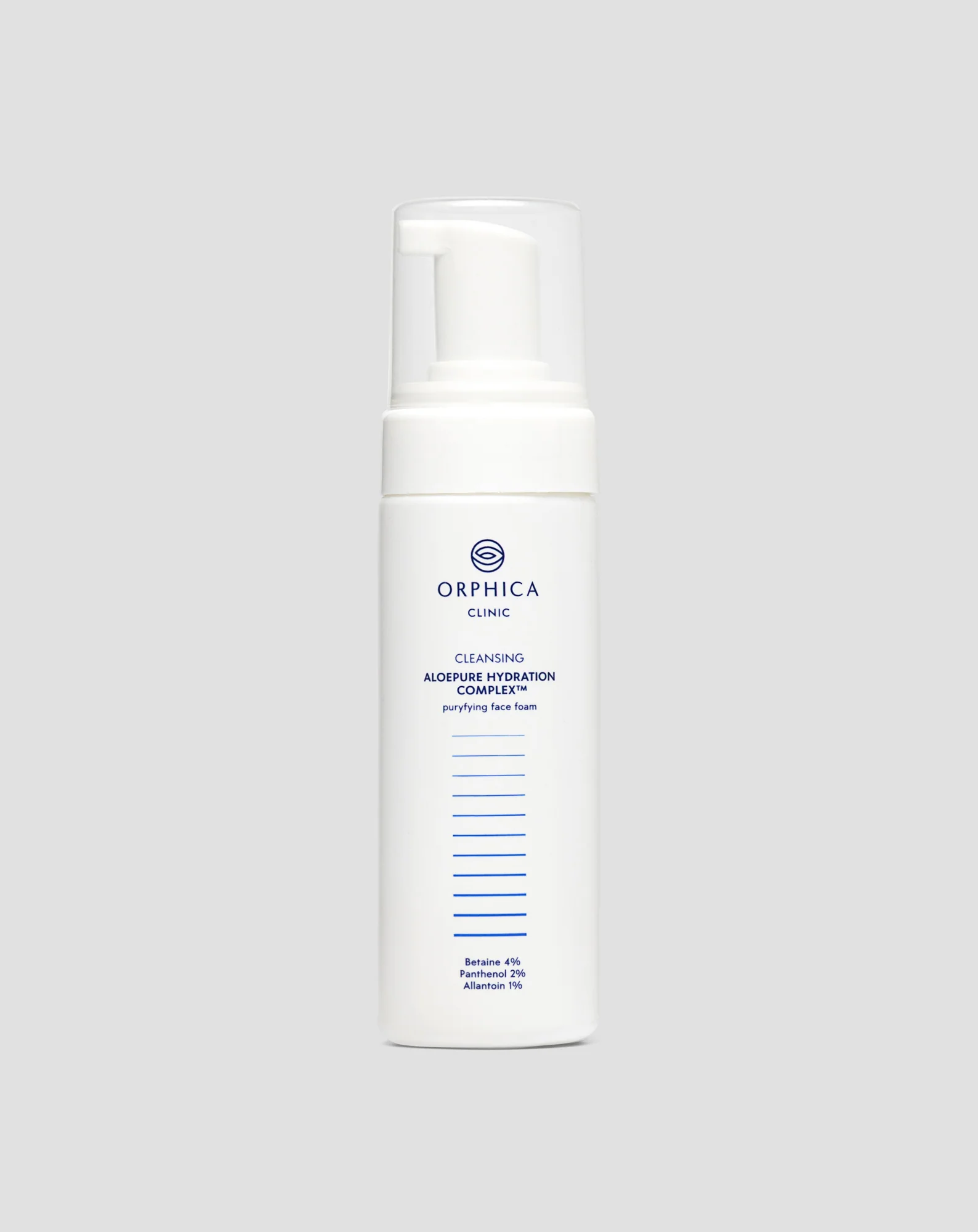 Pianka oczyszczająca do cery wrażliwej i trądzikowej z betainą, pantenolem i alantoiną Cleansing Orphica Clinic 150 ml