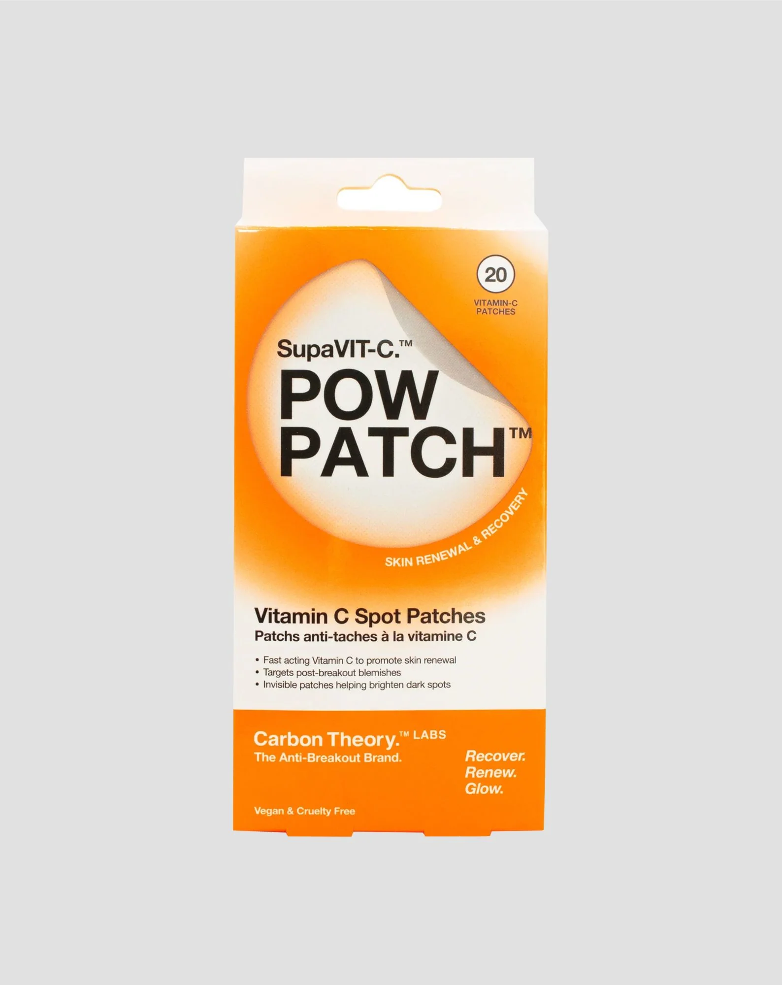 Plastry punktowe na przebarwienia z witaminą C SupaVit-C Pow Patch Carbon Theory