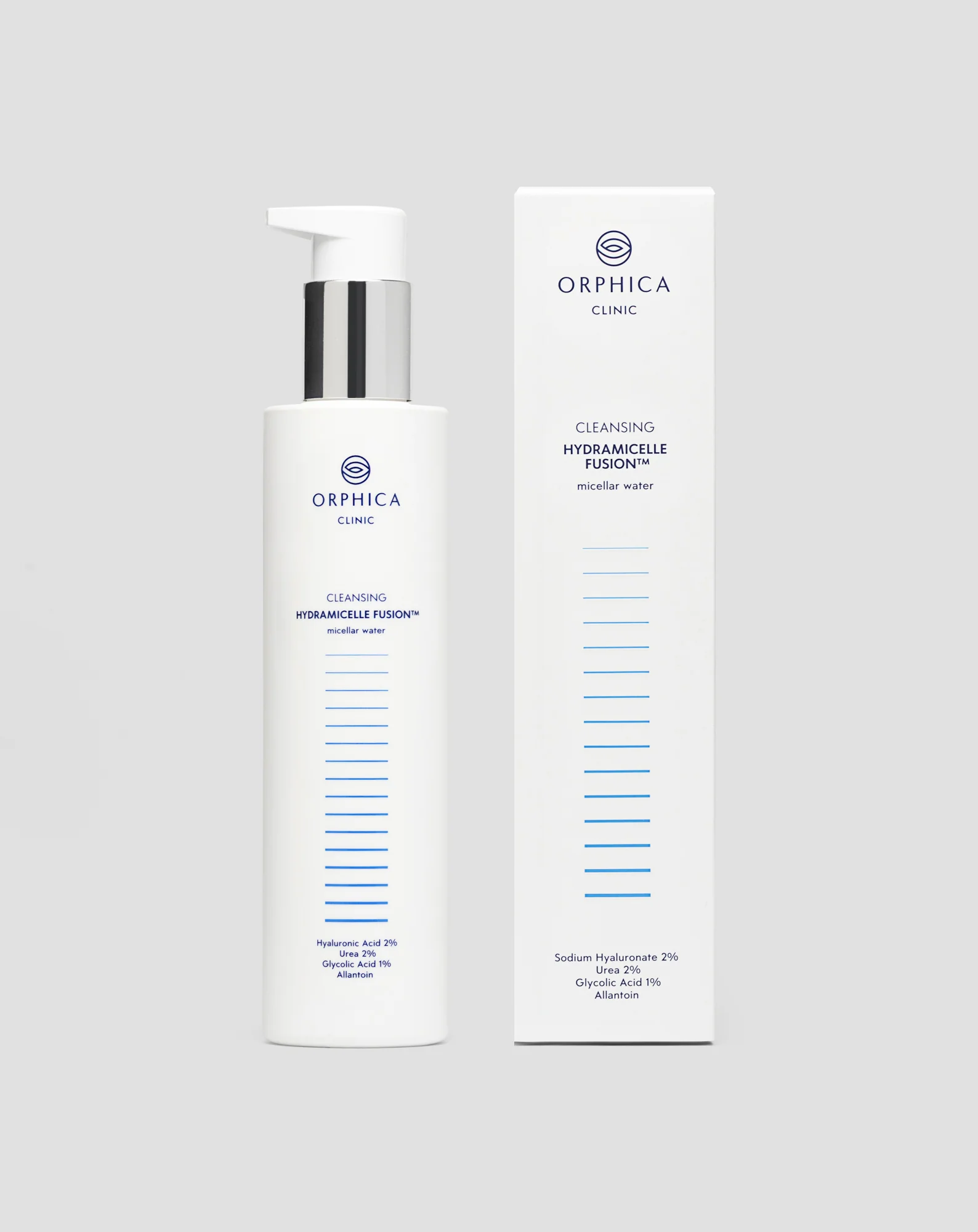 Płyn micelarny do demakijażu i oczyszczania do skóry wrażliwej i trądzikowej z mocznikiem, kwasem hialuronowym i glikolowym Cleansing Orphica Clinic 200 ml - Image 5