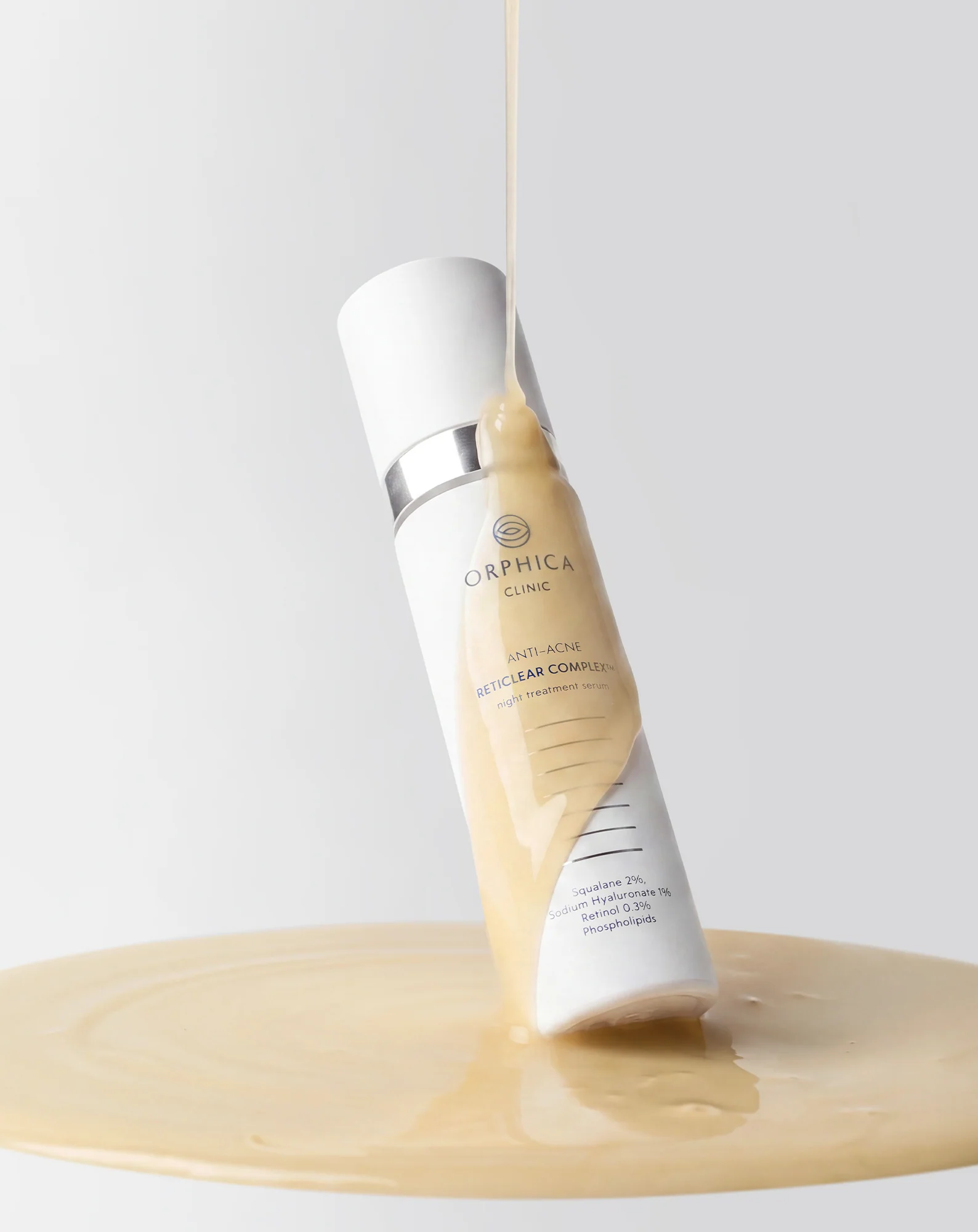 Serum na noc wspierające regenerację cery trądzikowej Anti-Acne Orphica Clinic 50 ml - Image 2