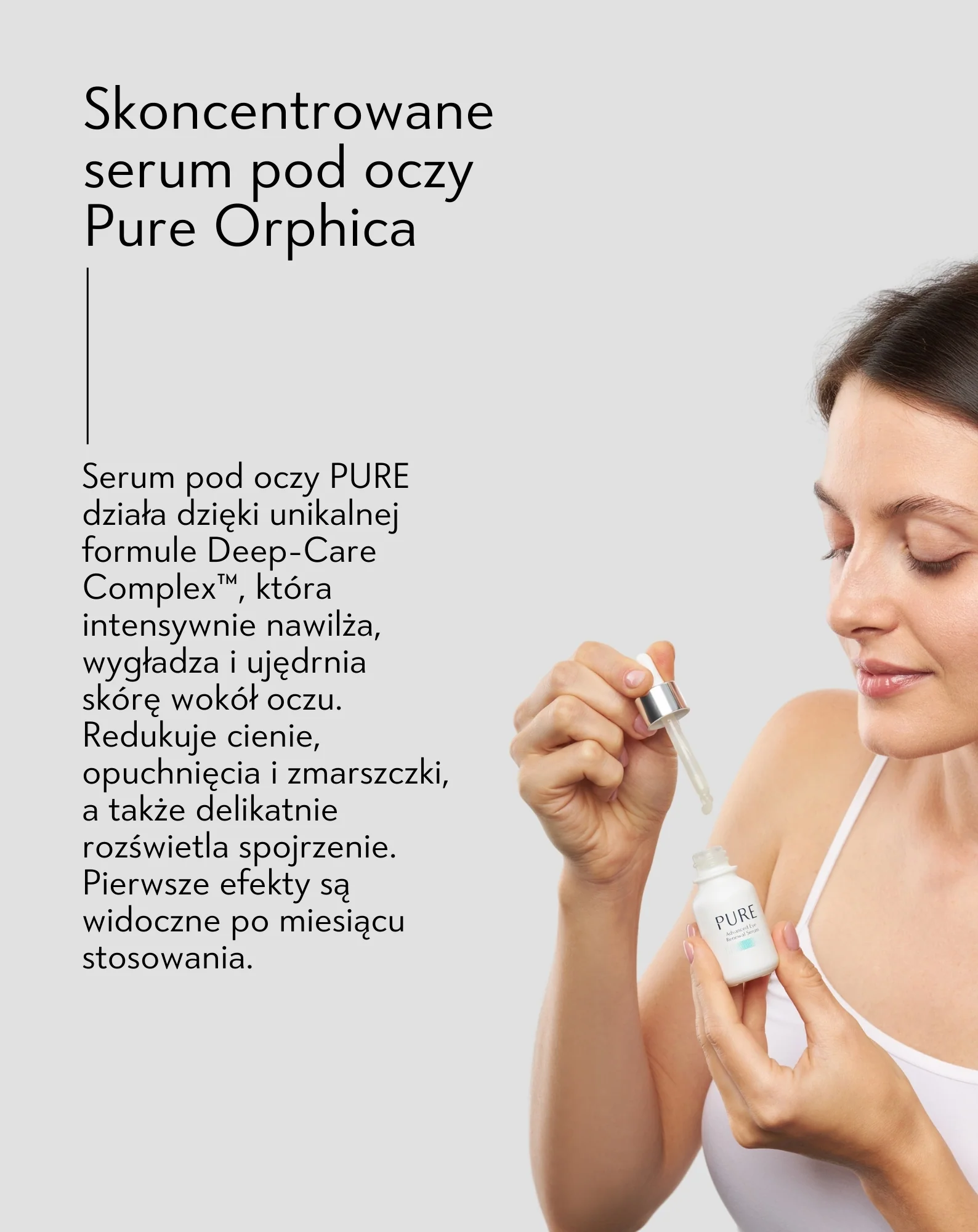 Skoncentrowane serum pod oczy ze śluzem ślimaka na cienie, na zmarszczki, na opuchnięcia Pure Orphica Clinic - Image 5