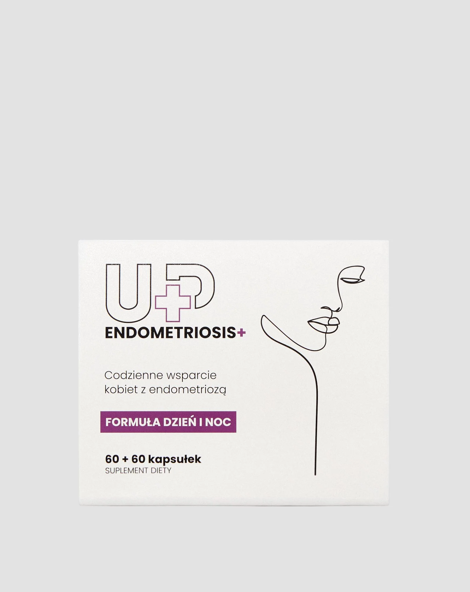Suplement diety dla kobiet z endometriozą wspierający codzienne funkcjonowanie organizmu UP Endometrioza+ UP Health Pharma