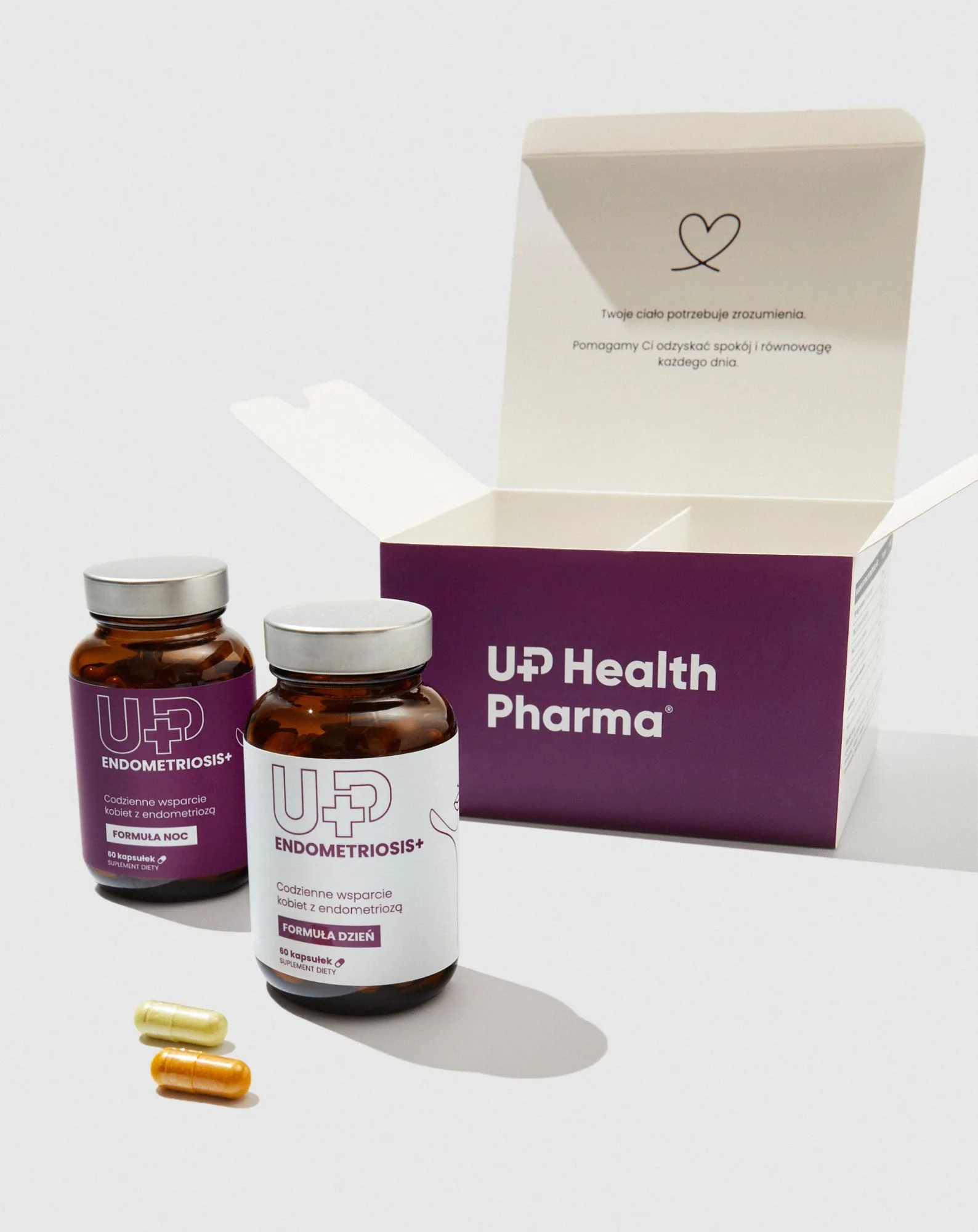 Suplement diety dla kobiet z endometriozą wspierający codzienne funkcjonowanie organizmu UP Endometrioza+ UP Health Pharma - Image 3