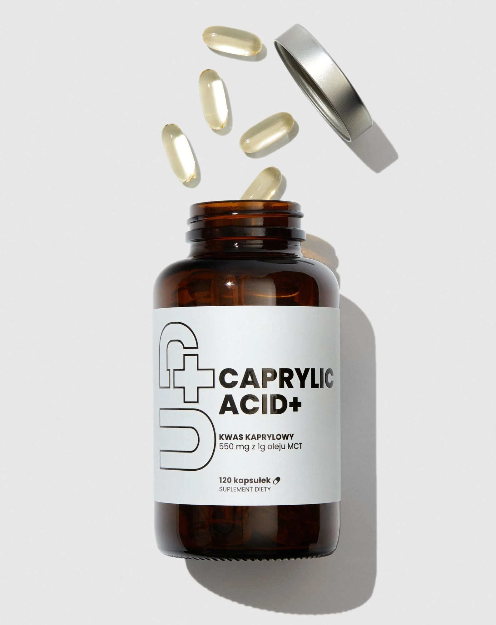 Suplement UP Caprylic acid+ dla wsparcia komfortu trawiennego i zdrowia jelit UP Health Pharma 120 kapsułek - Image 2