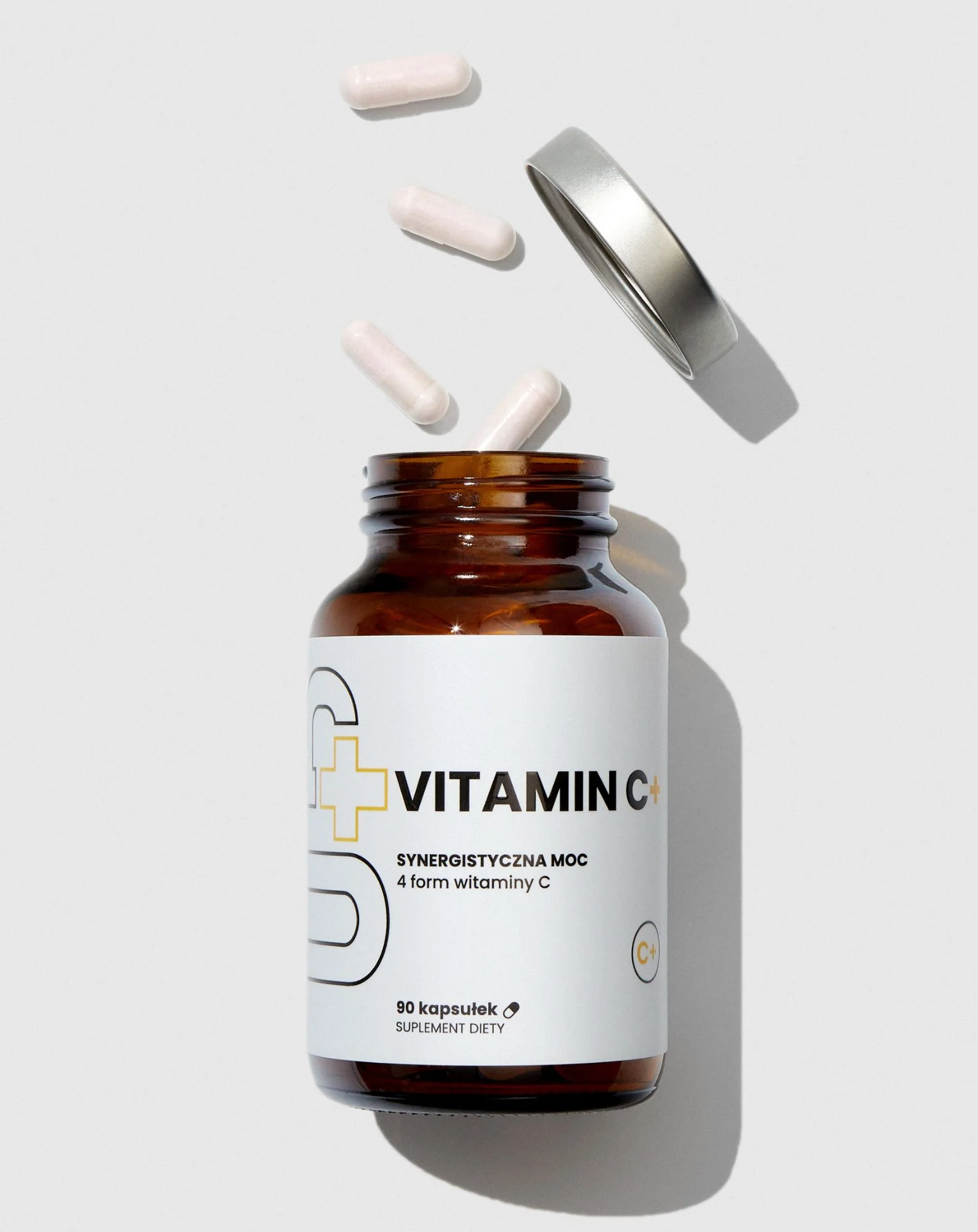 Suplement UP Vitamin C+ dla kompleksowego wsparcia odporności przy wrażliwym żołądku Up Health Pharma 90 kapsułek - Image 2