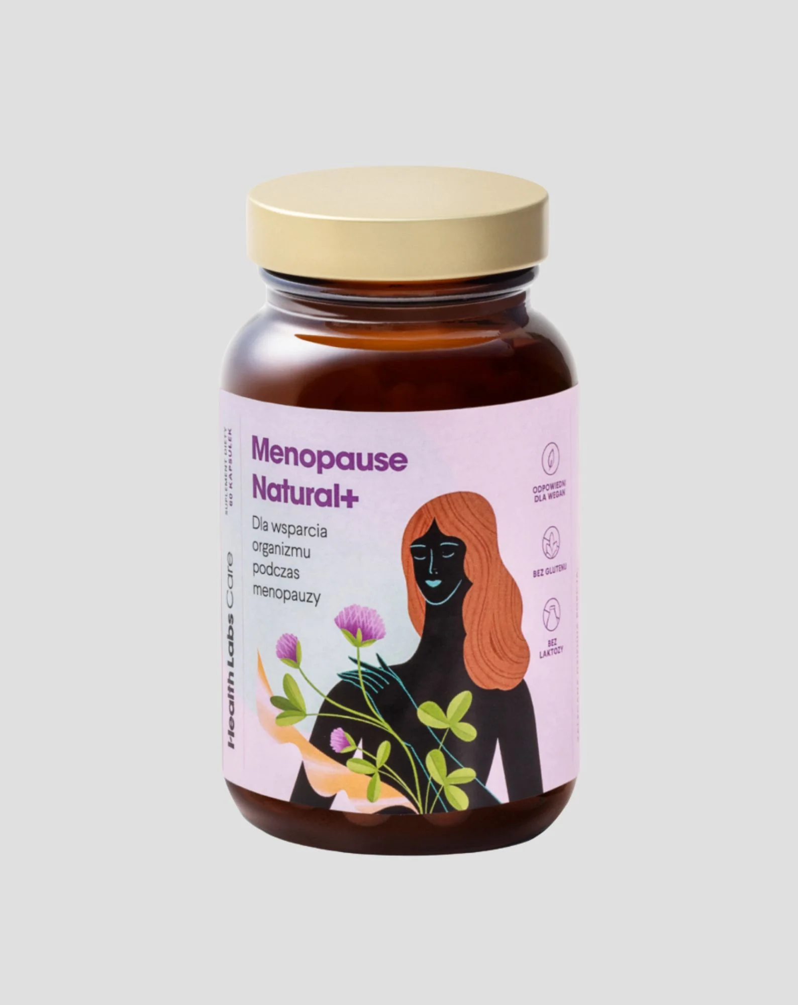 Suplement wspierający kobiety podczas menopauzy Menopause Natural+ Health Labs Care 60 kapsułek