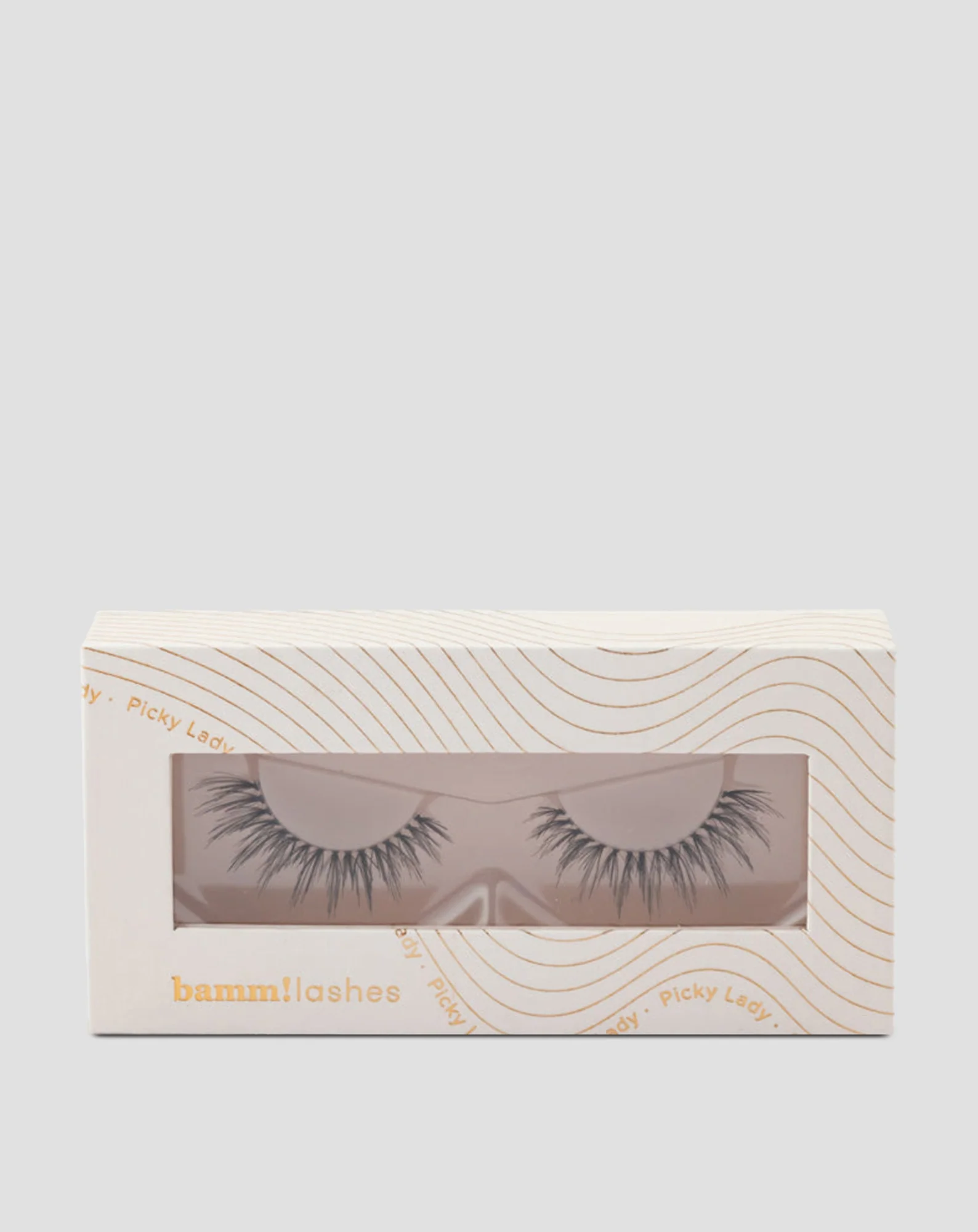 Sztuczne rzęsy 2d do wielokrotnego stosowania lekkie i miękkie Picky Lady Bamm!Lashes
