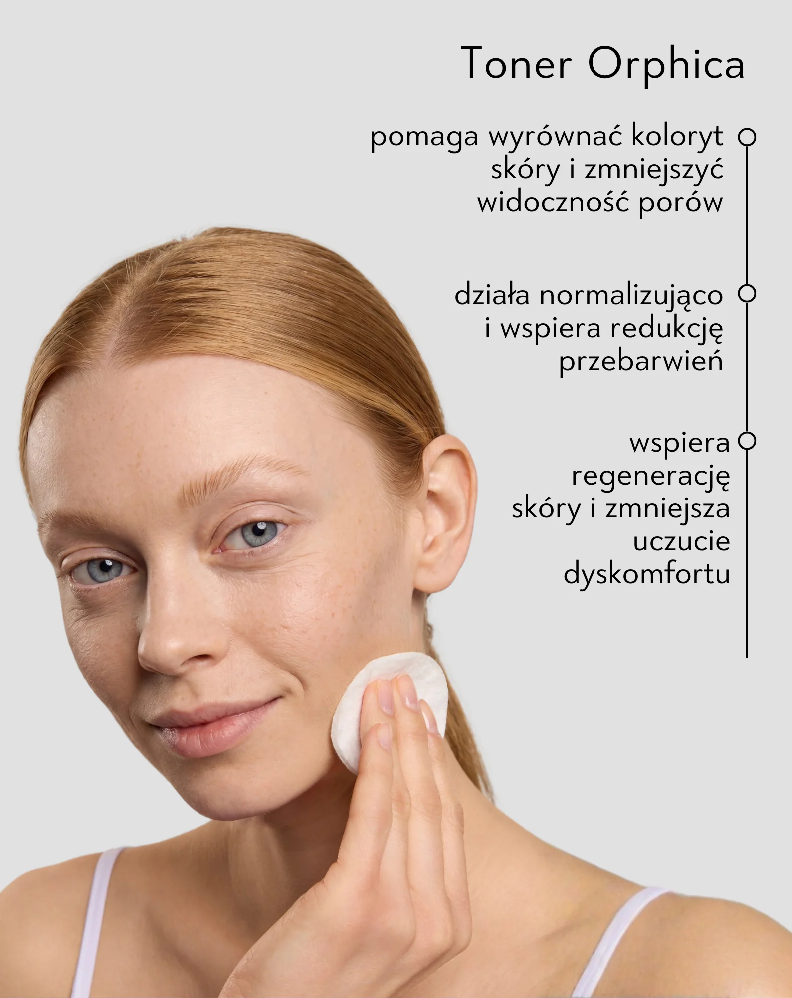 Toner do twarzy na trądzik z niacynamidem i kwasem azelainowym Anti-Acne Orphica Clinic 200 ml - Image 3