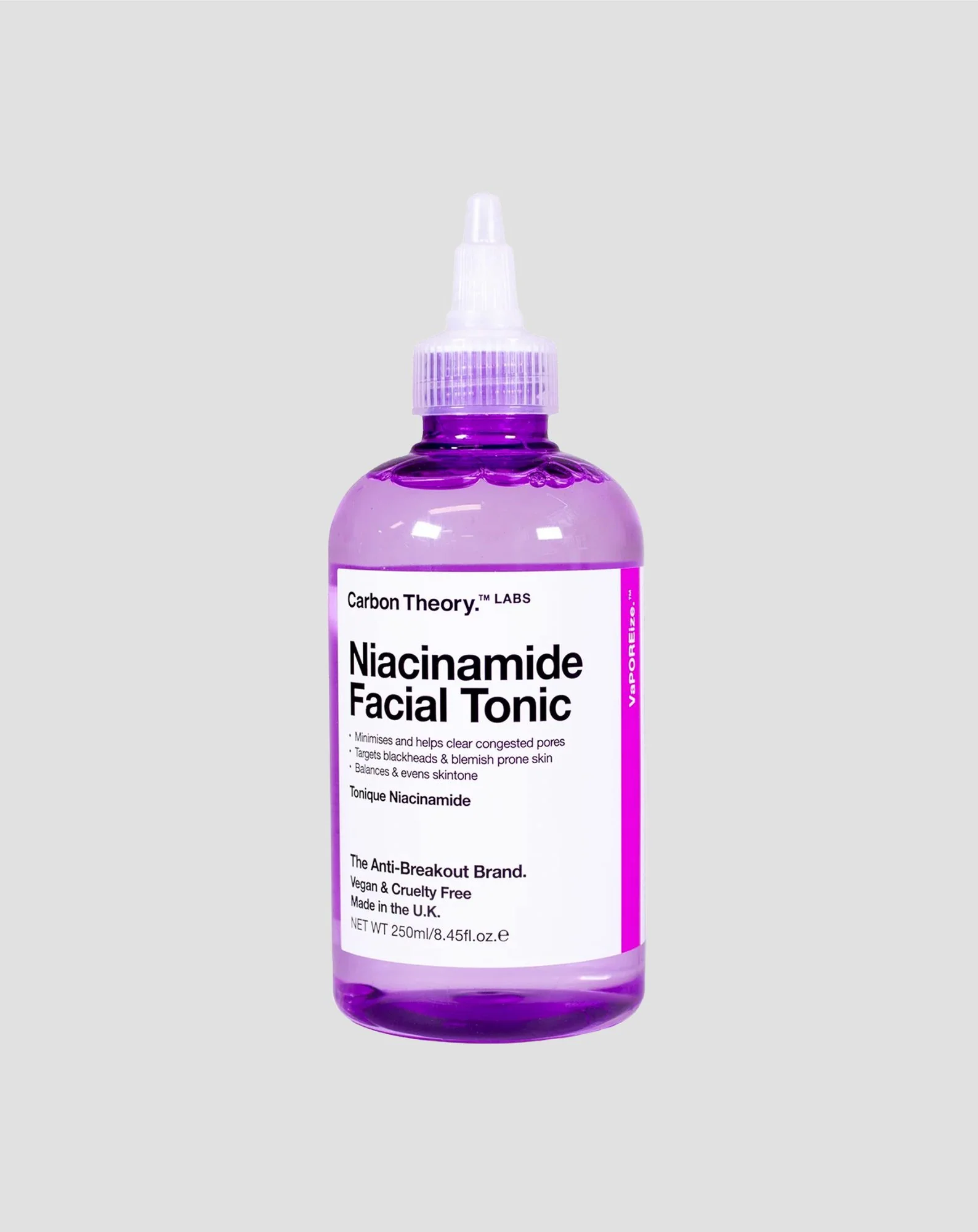 Tonik z 5% niacynamidem minimalizujący pory i przebarwienia Vaporeize Tonic Carbon Theory