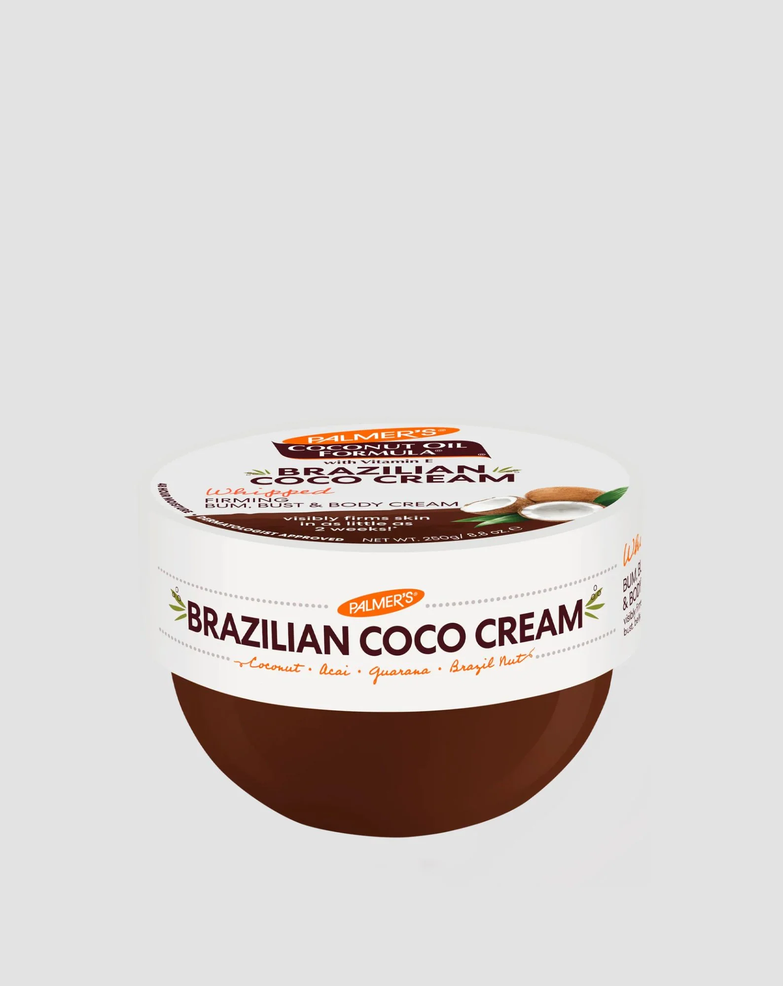 Ujędrniający balsam brazylijski do ciała z olejem kokosowym i guaraną Brazilian Coco Cream Palmer’s