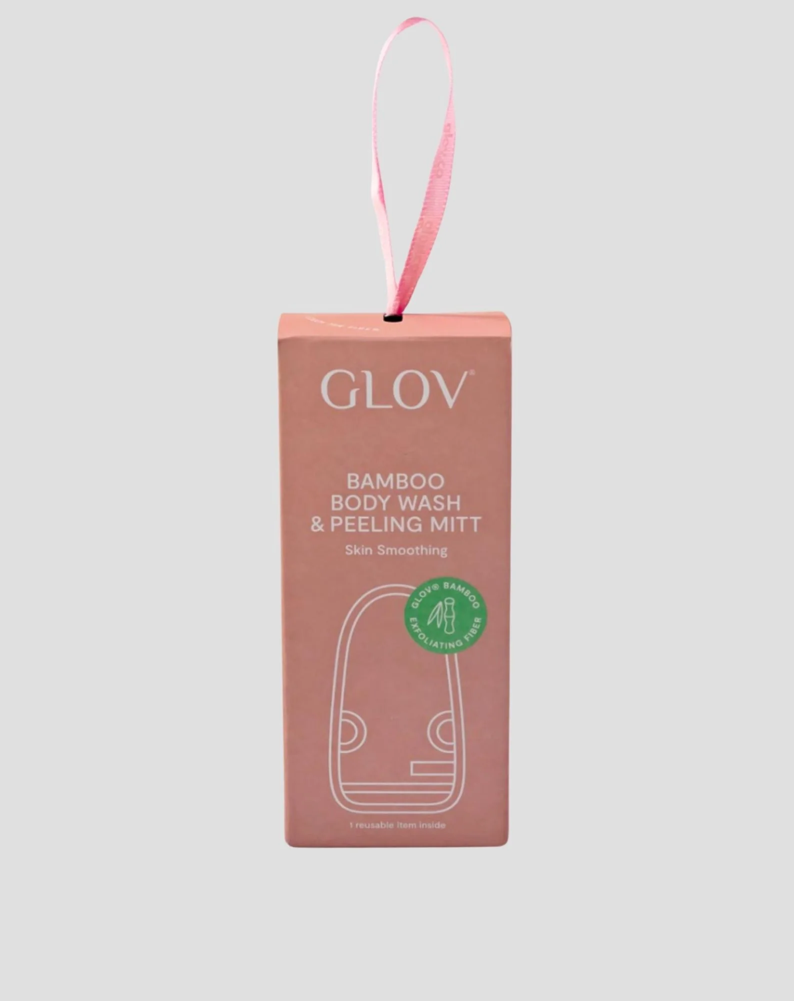 Wielorazowa rękawica do mycia i peelingu ciała redukująca cellulit Skin Smoothing Pink Glov - Image 3